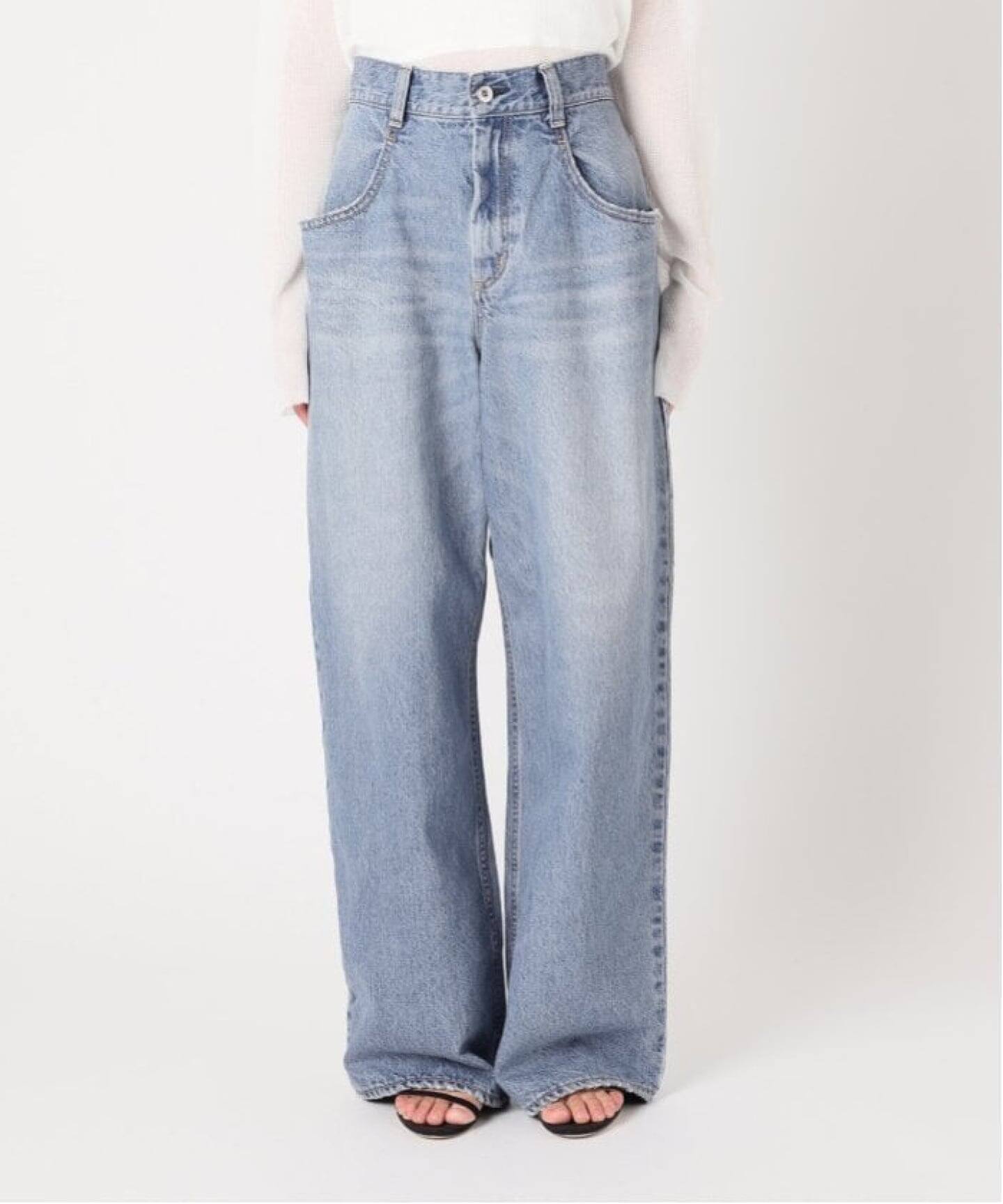 【新品】Plage R’IAM WIDE デニム 2 追加》R'IAM WIDE デニム（デニムパンツ・ジーンズ）｜Plage