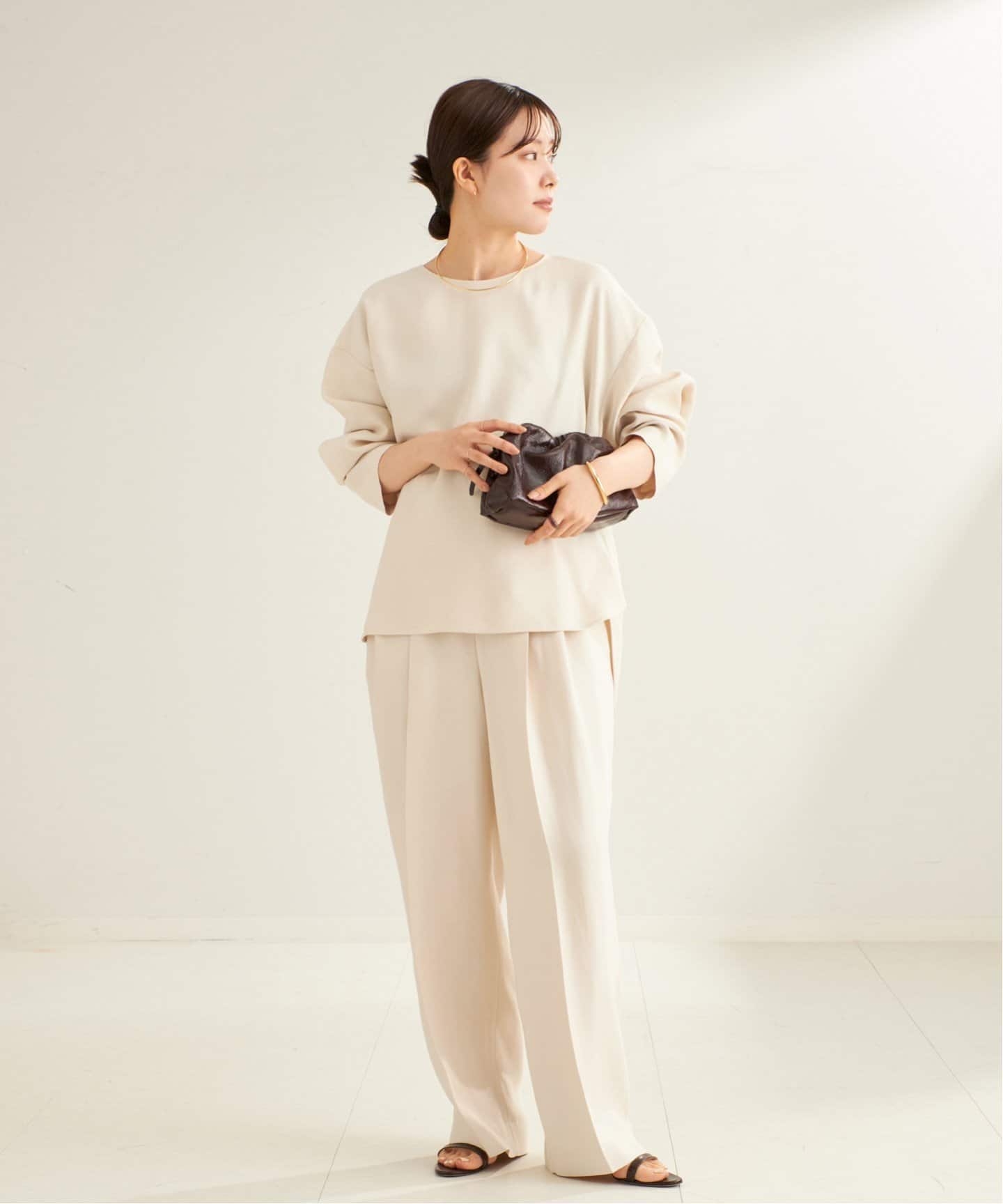 viscose tapered スラックス(スラックス)|Plage(プラージュ viscose tapered スラックス(スラックス)|Plage(プラージュ