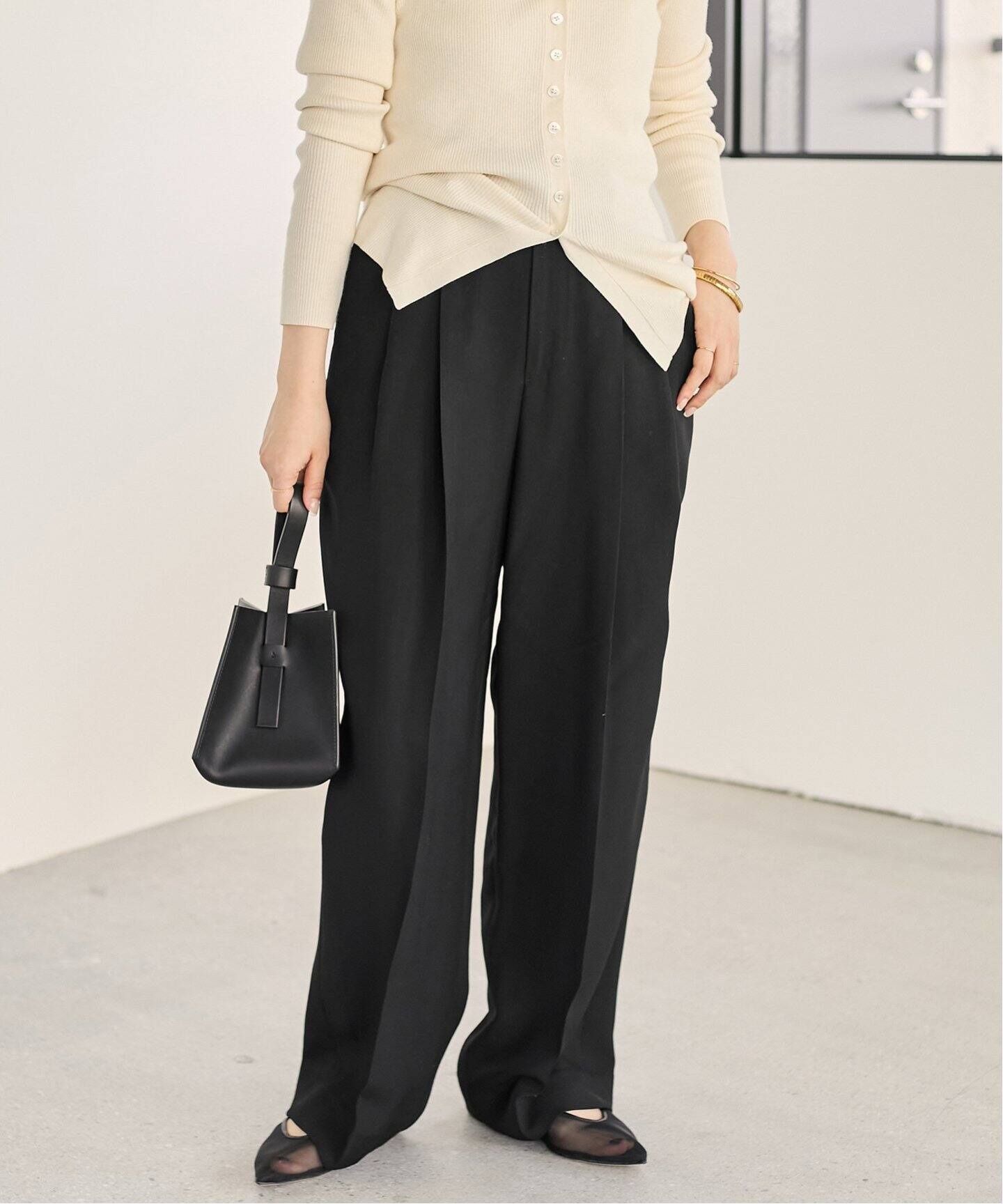 viscose tapered スラックス（スラックス）｜Plage（プラージュ