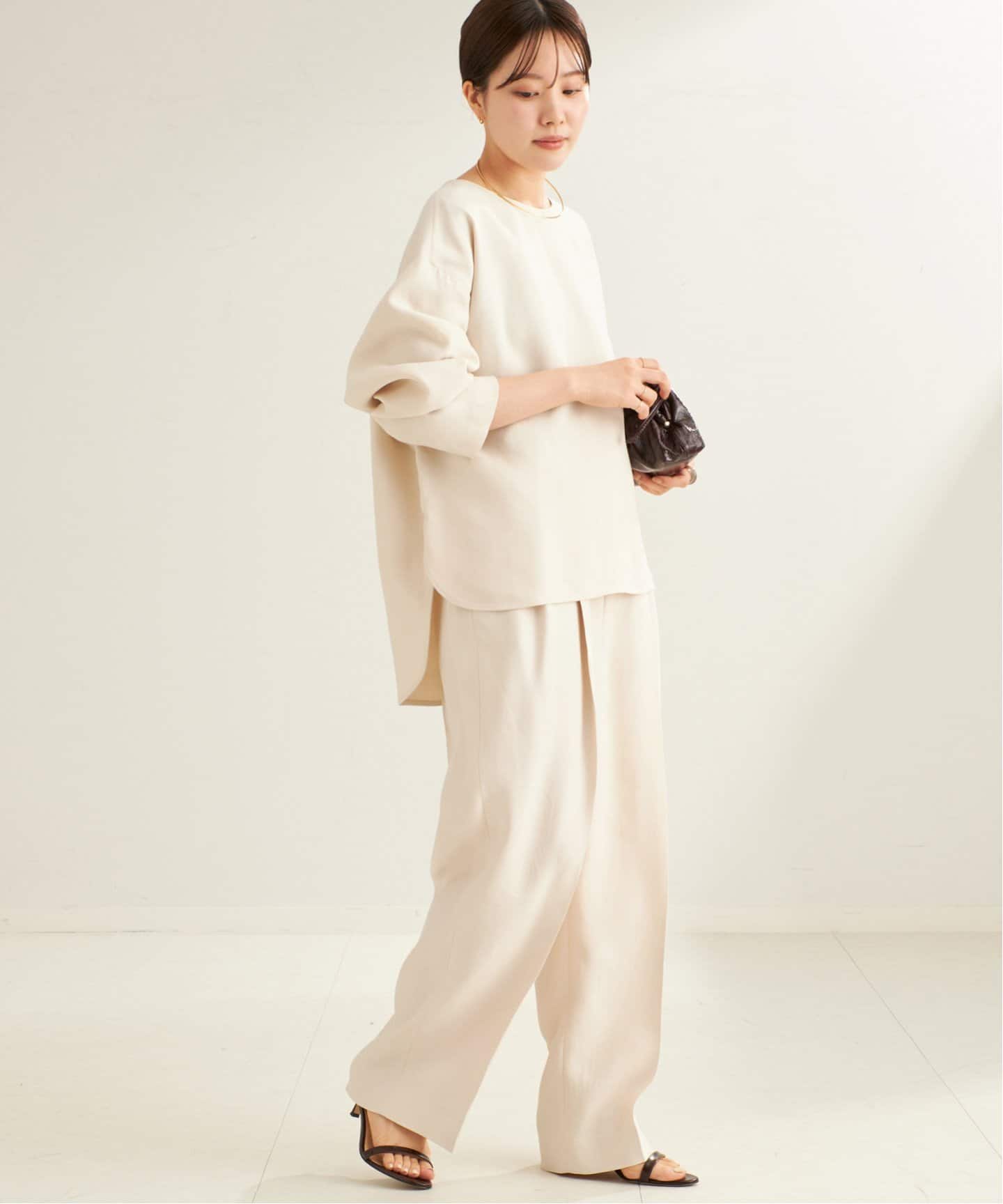 Plage プラージュ douce cotton スラックス beautiful flare スラックス（スラックス）｜Plage（プラージュ