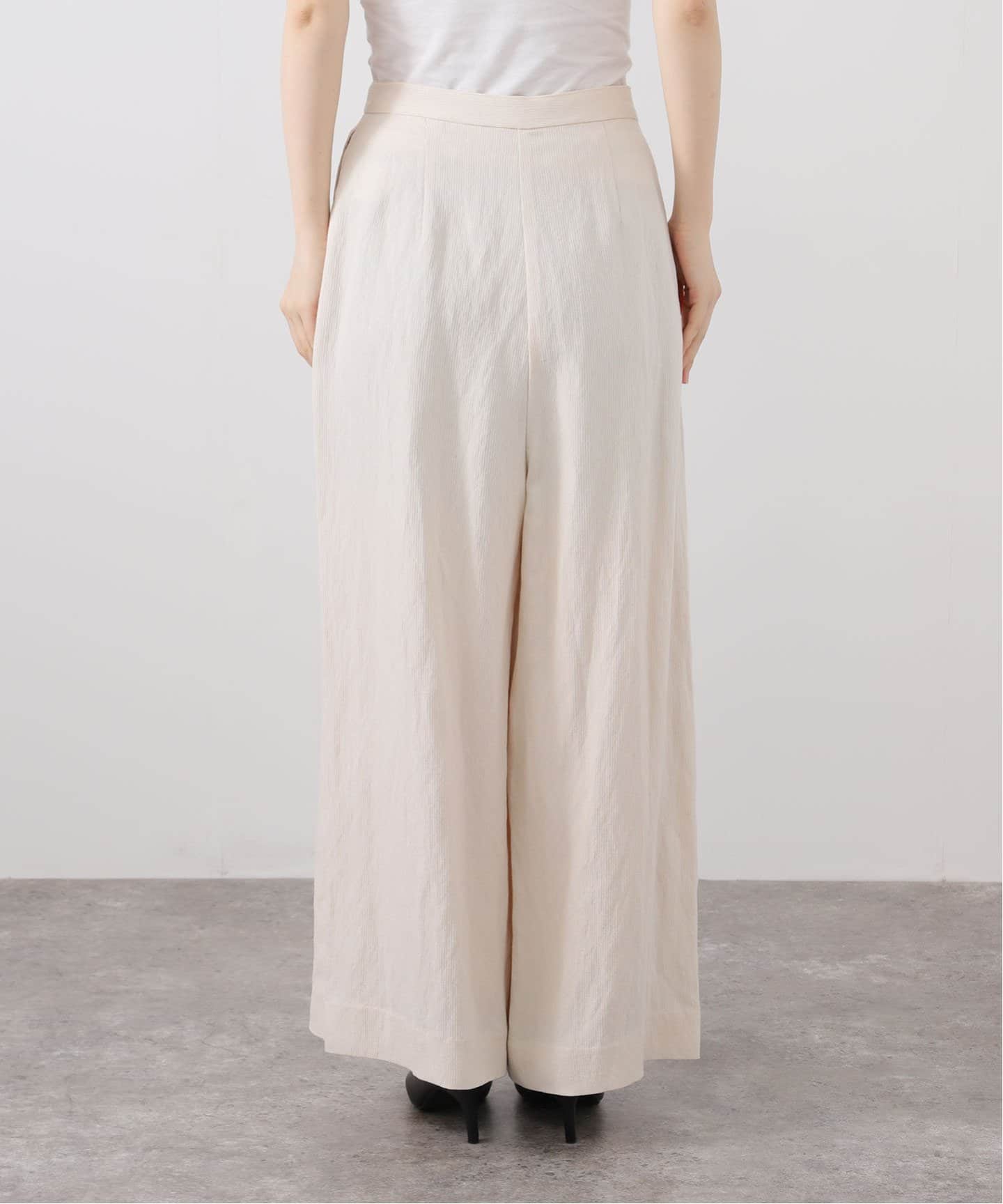 Plage natural wrap パンツ プラージュ　38 ナチュラル Plage natural wrap パンツ プラージュ 38 ナチュラル - メルカリ