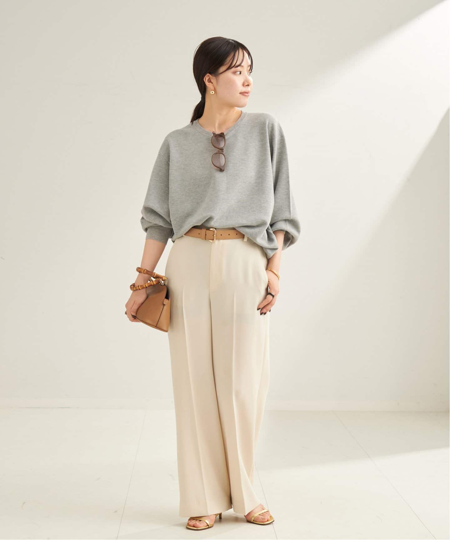 追加》washable straight パンツ（スラックス）｜Plage（プラージュ