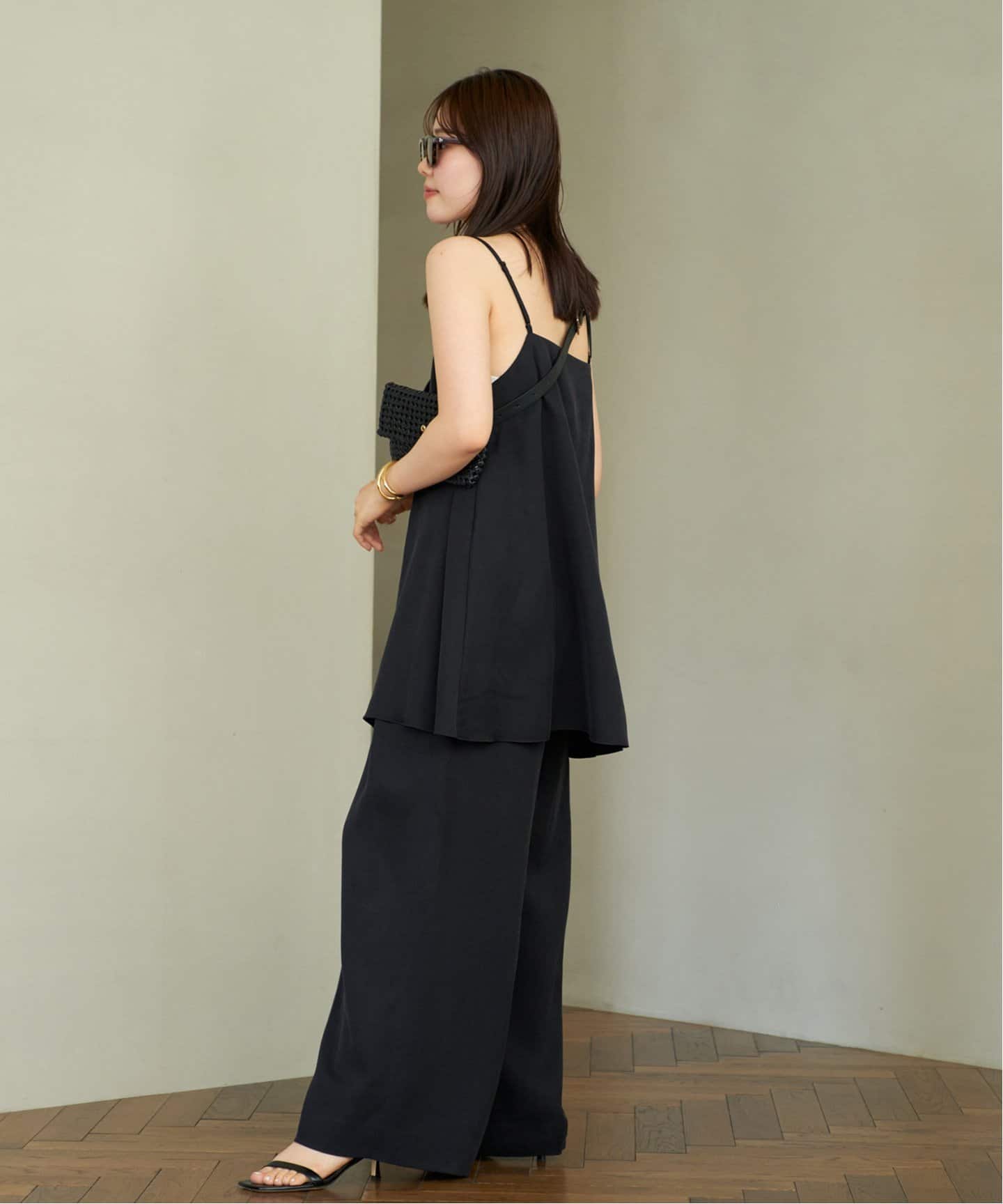 Plage fibril linen 混 キャミソール fibril linen 混 フレアパンツ（スラックス）｜Plage