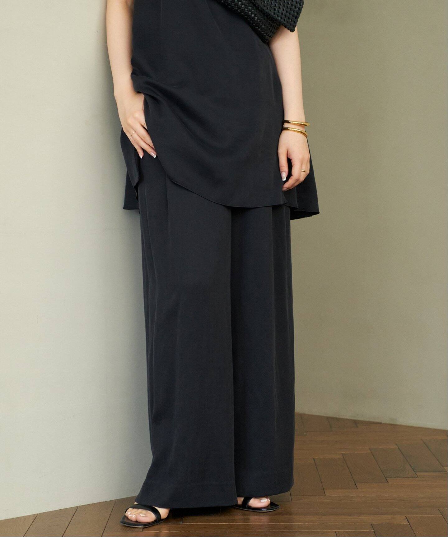 size32 fibril linen 混 フレアパンツ plage fibril linen 混フレアパンツ - メルカリ