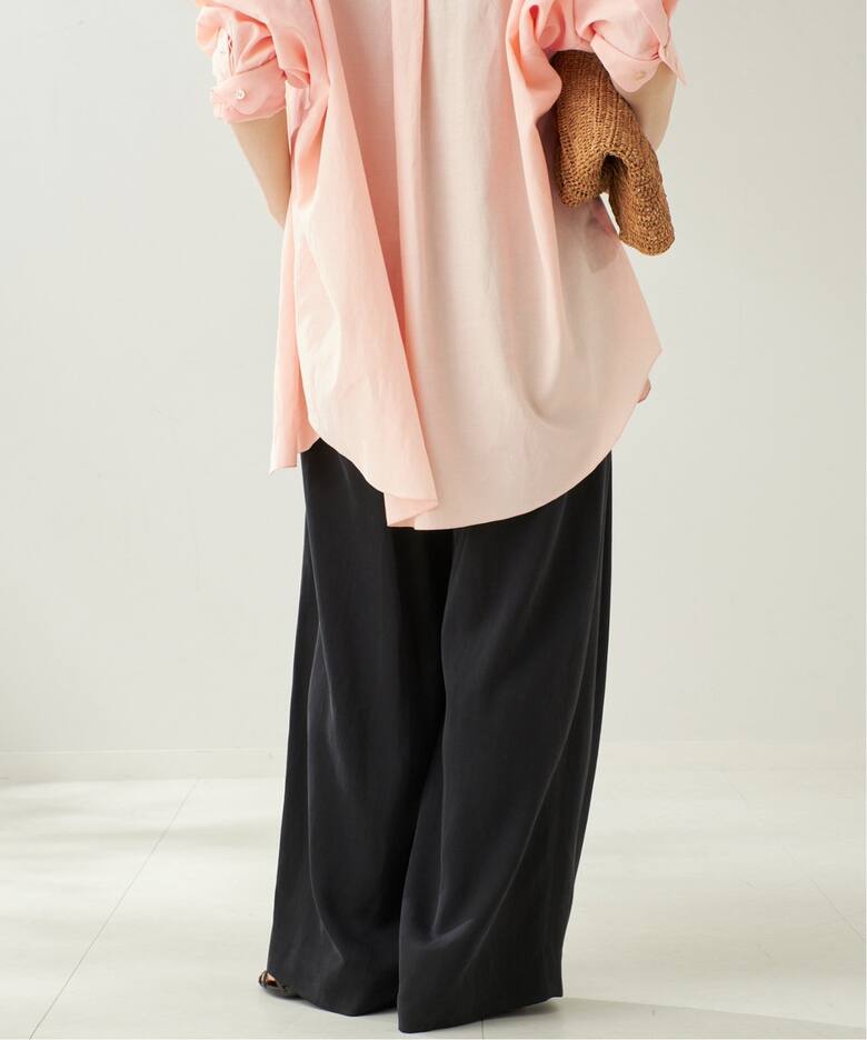 fibril linen 混 フレアパンツ（スラックス）｜Plage（プラージュ）の  