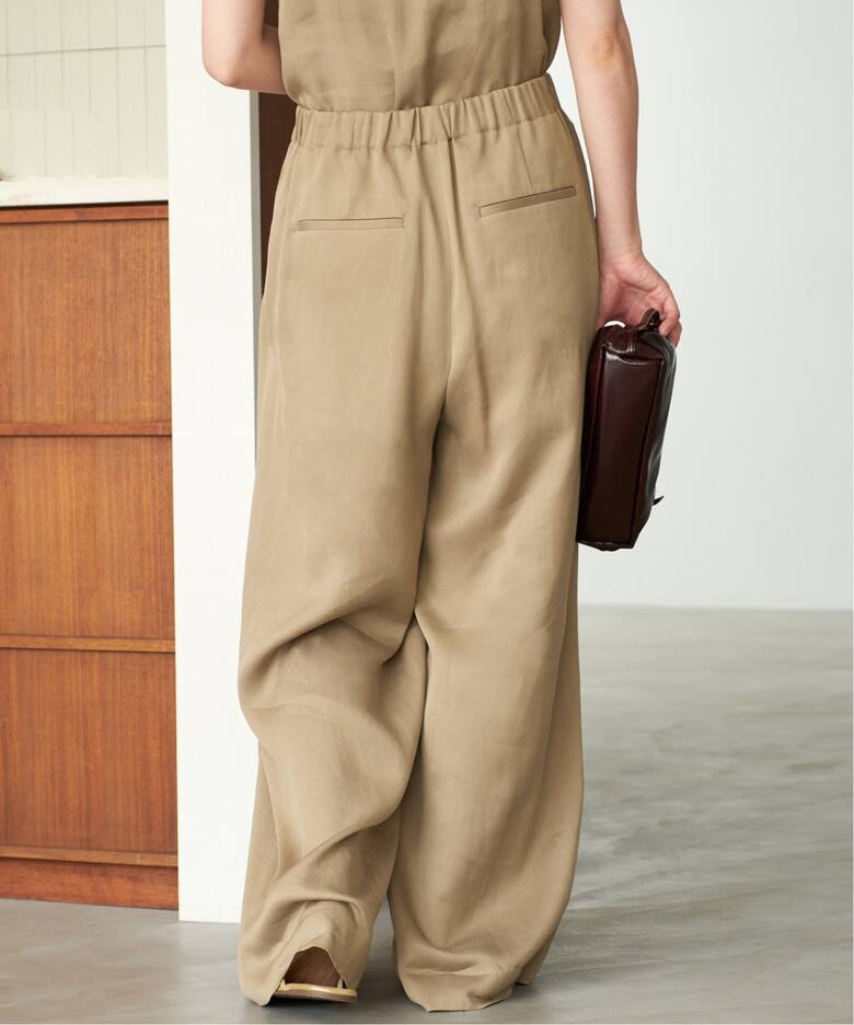 fibril linen 混 フレアパンツ（スラックス）｜Plage（プラージュ）の  