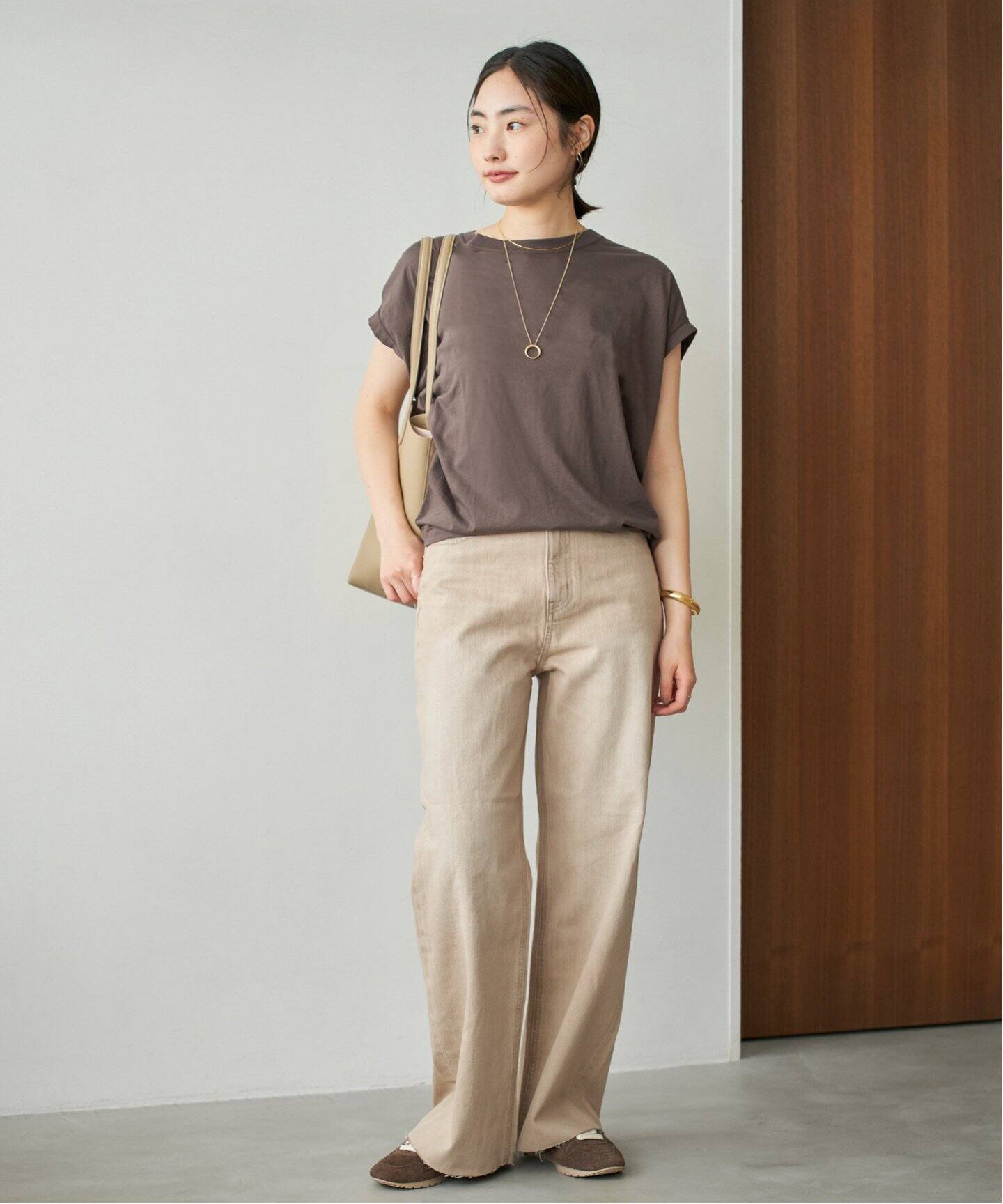 Plage Tendre nature color デニム38　ベージュ Tendre nature color デニム（デニムパンツ・ジーンズ）｜Plage