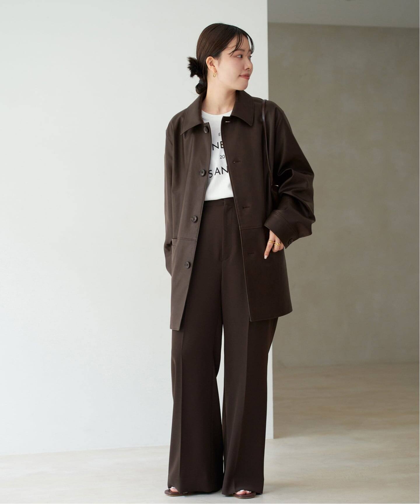 追加》washable straight パンツ 3（スラックス）｜Plage