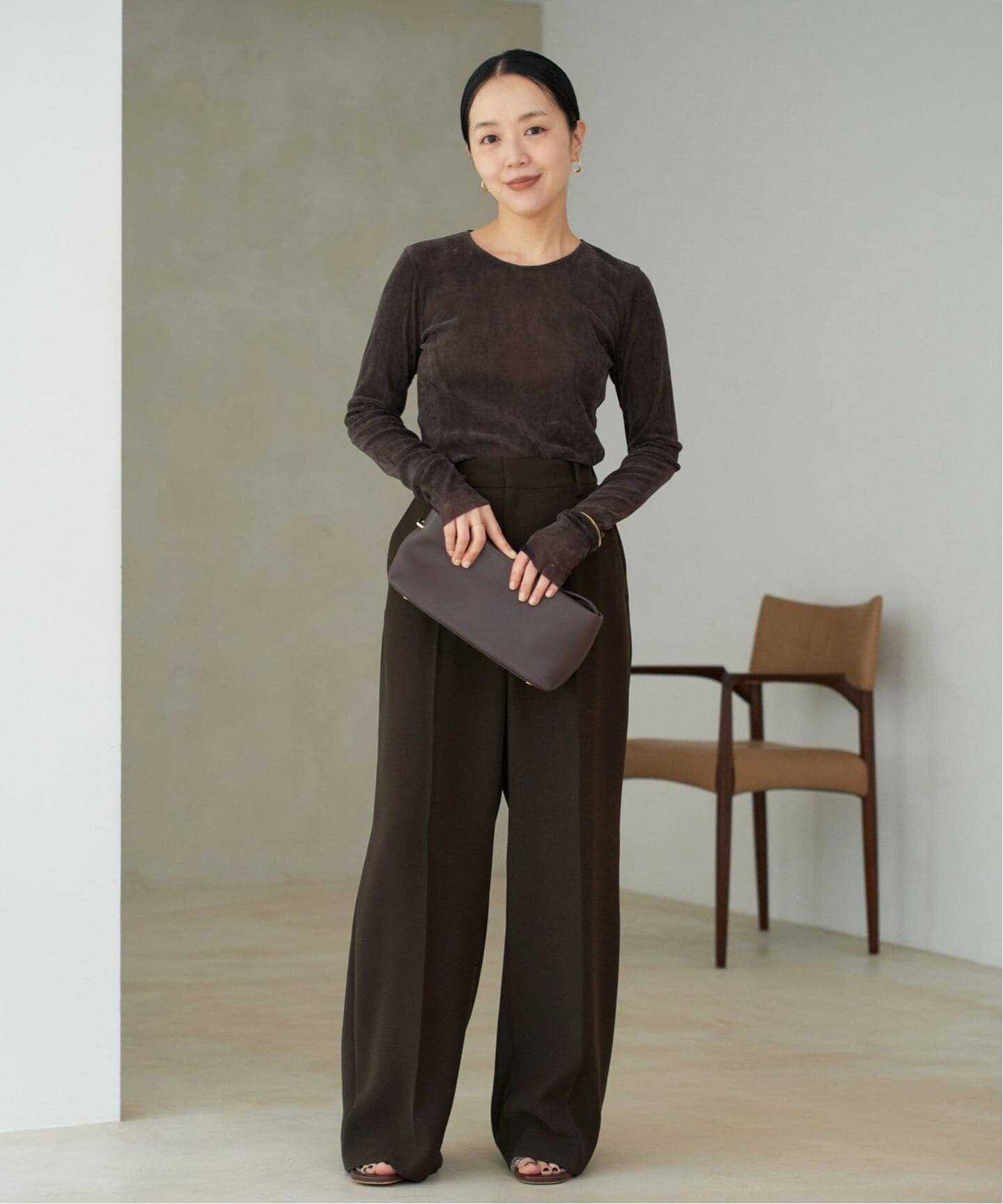 追加》washable straight パンツ 3（スラックス）｜Plage（プラージュ