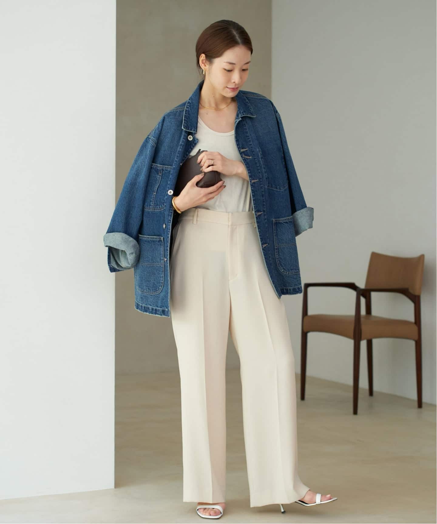 【美品】プラージュ ◡̈ washable straight パンツ 追加予約》washable straight パンツ 4（スラックス）｜Plage