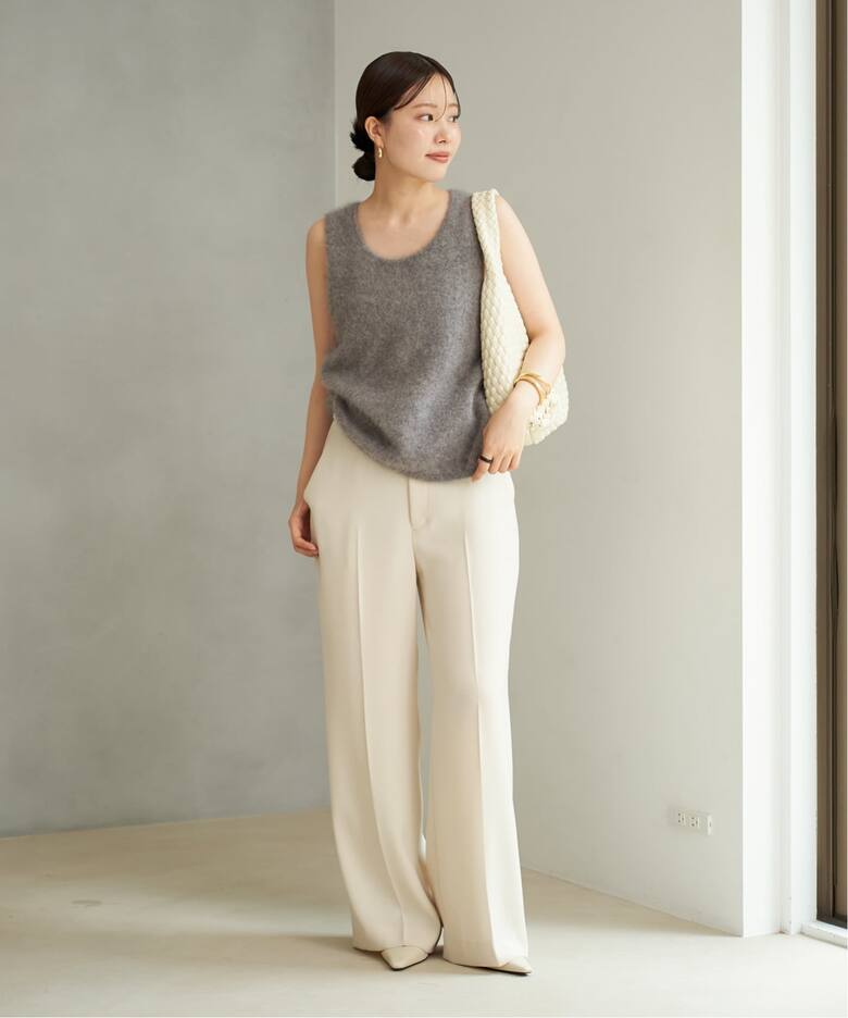 追加》washable straight パンツ 3（スラックス）｜Plage（プラージュ  