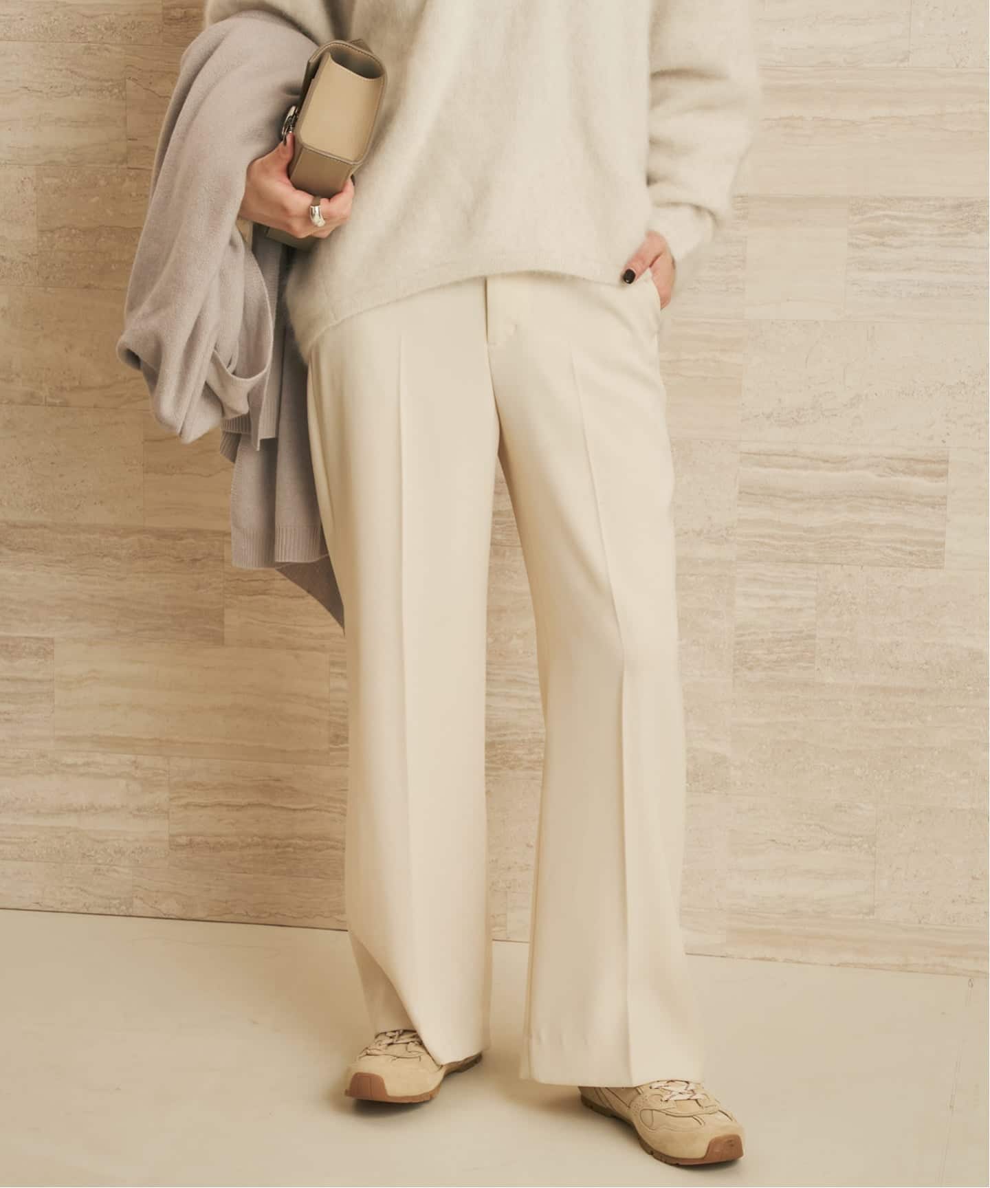 追加》washable straight パンツ 4（スラックス）｜Plage（プラージュ