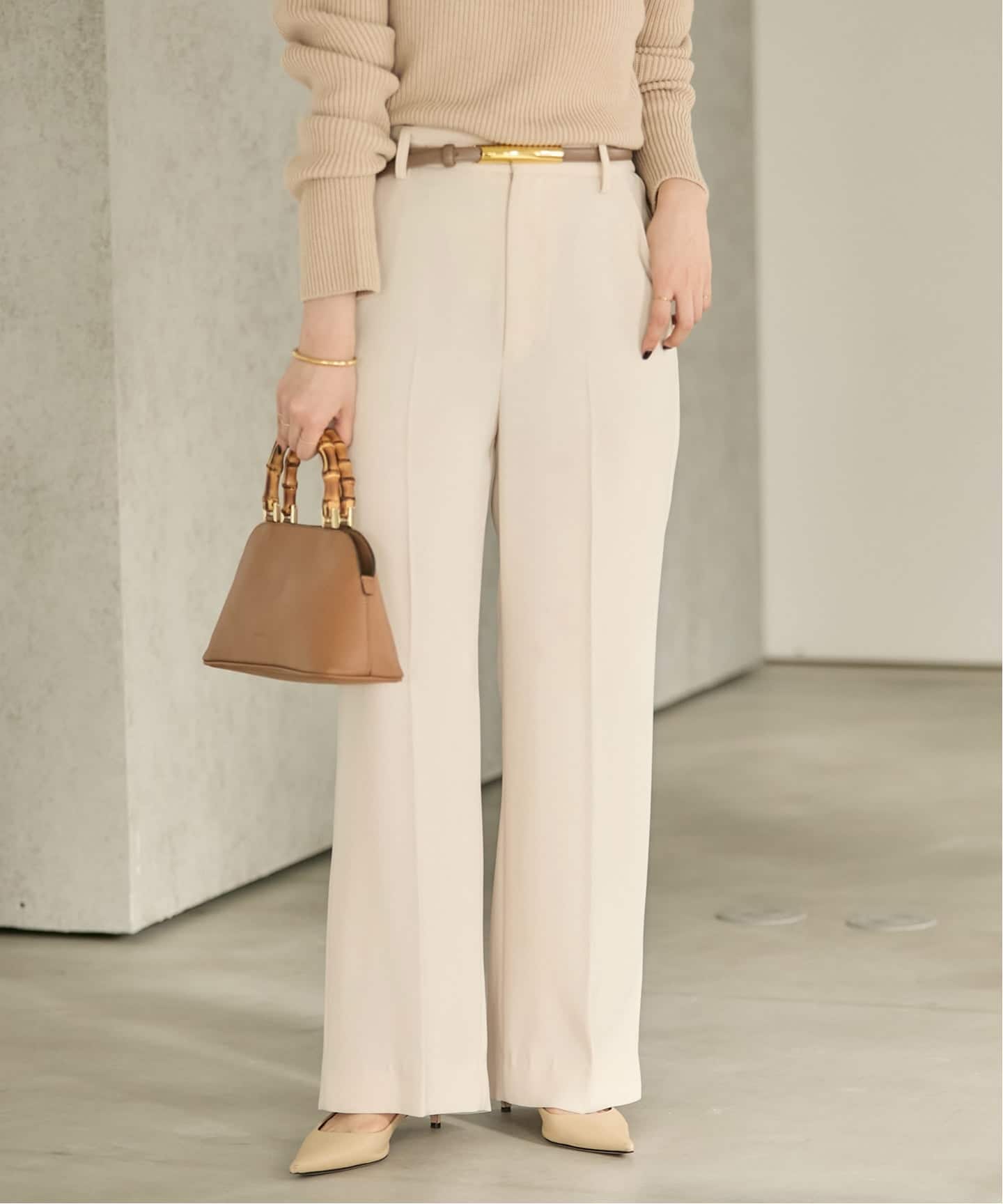 Plage straight washableパンツ 追加予約》washable straight パンツ 4（スラックス）｜Plage