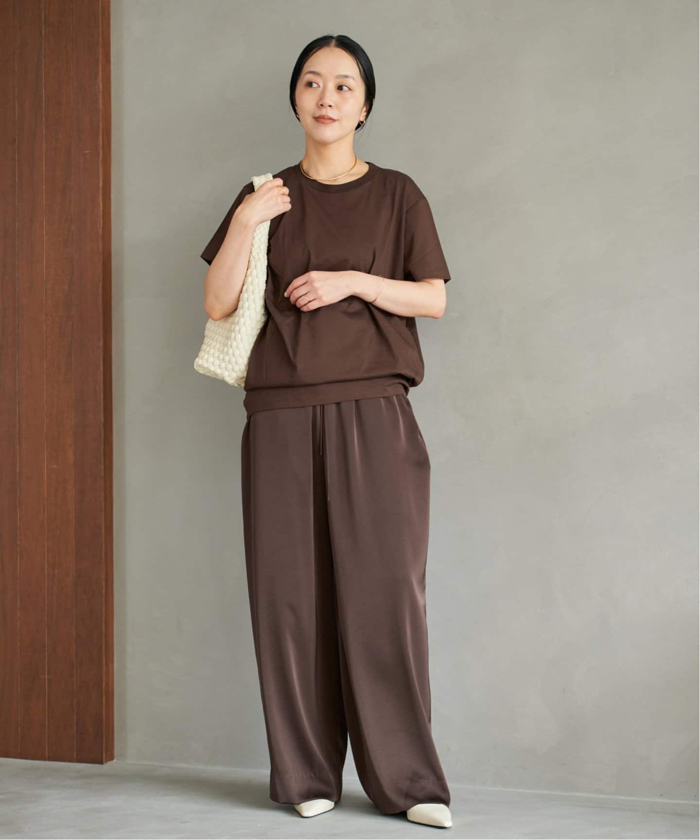 plage dull satin relax パンツ　34 dull satin relax パンツ（その他パンツ）｜Plage（プラージュ