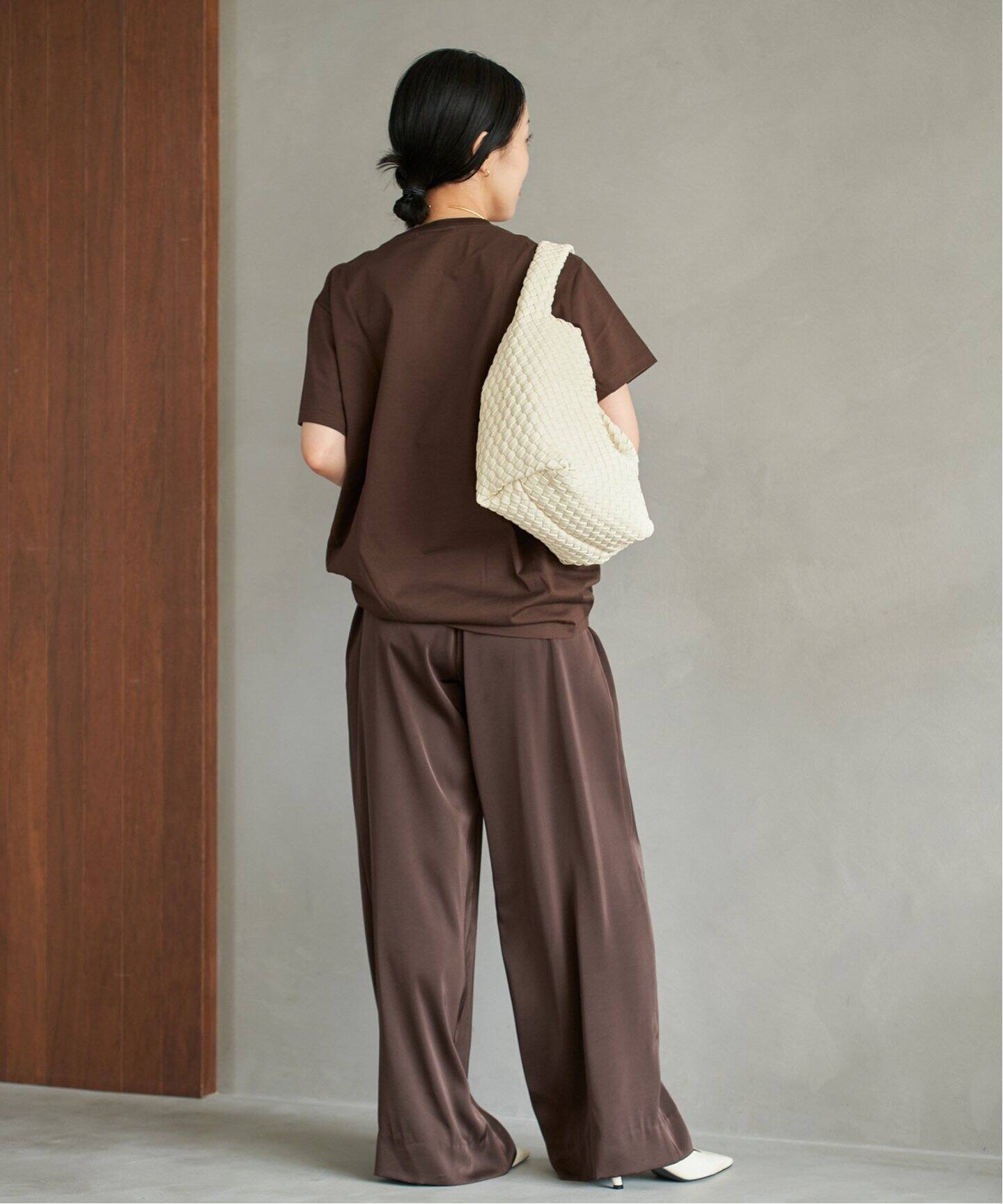 dull satin relax パンツ（その他パンツ）｜Plage（プラージュ）の通販