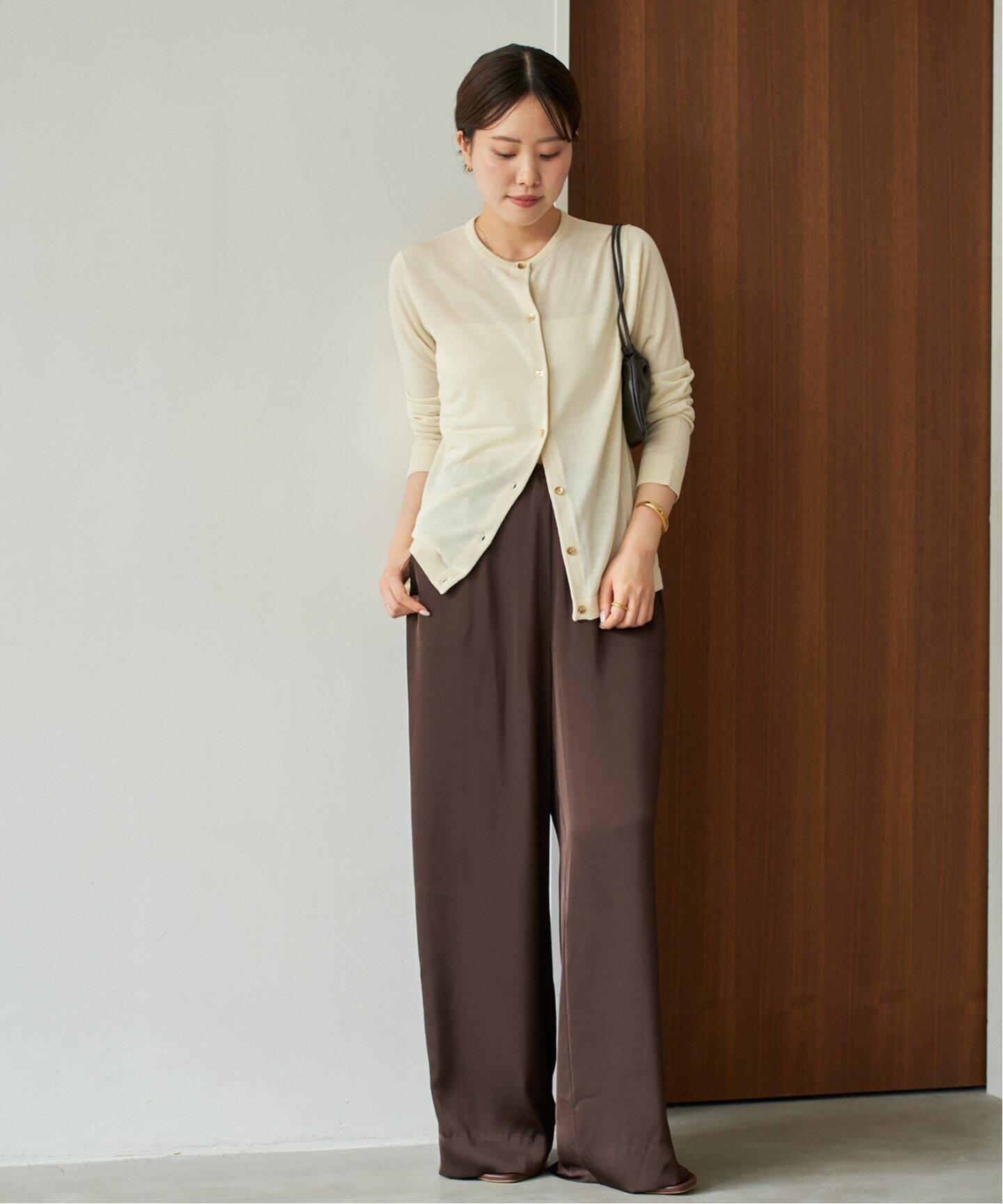 dull satin relax パンツ（その他パンツ）｜Plage（プラージュ