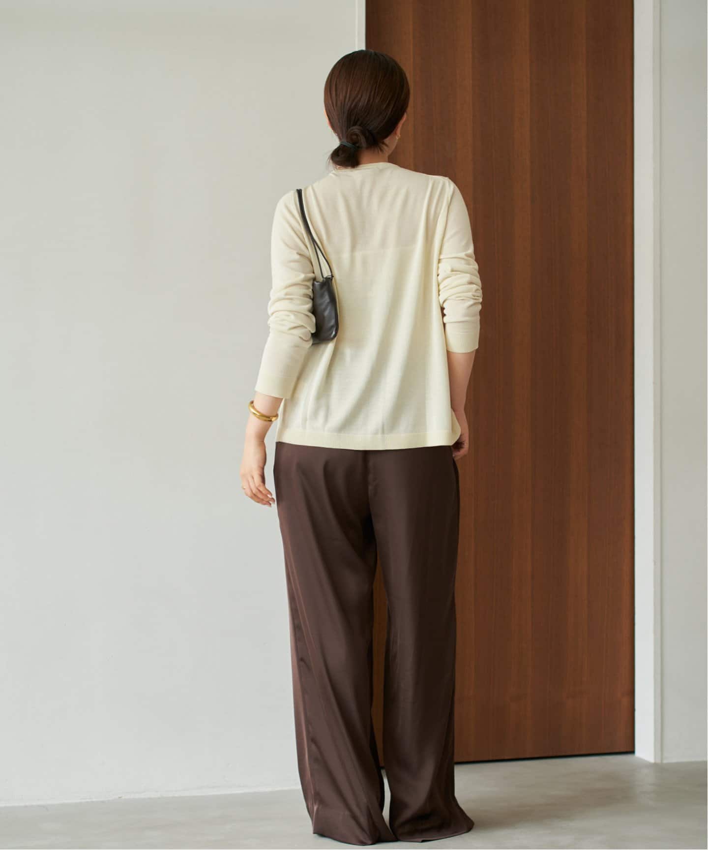 plage dull satin relax パンツ　34 plage dull satin relax パンツ 34 plage パンツ dull satin relax