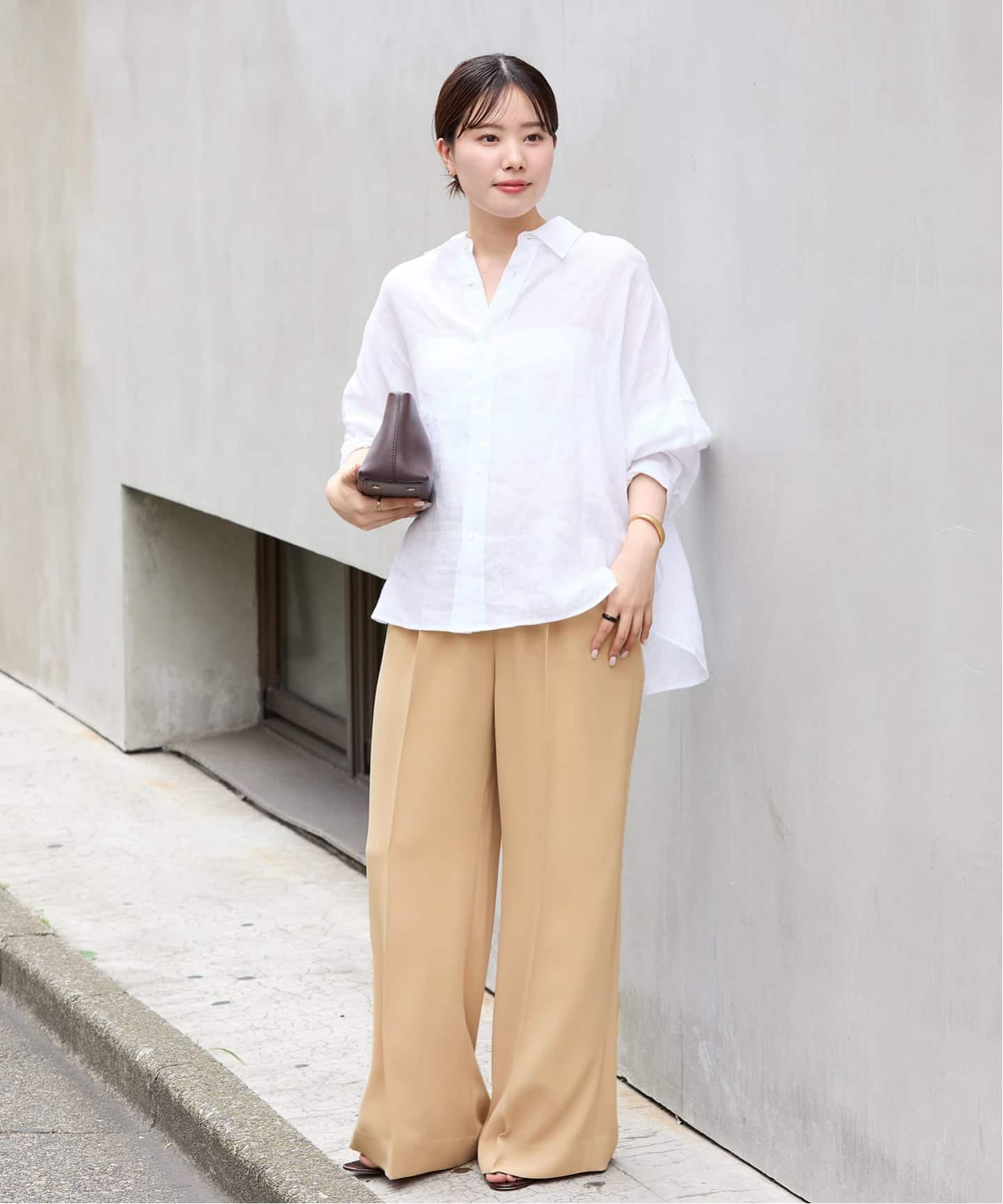 Plage プラージュ douce cotton スラックス beautiful flare スラックス（スラックス）｜Plage（プラージュ