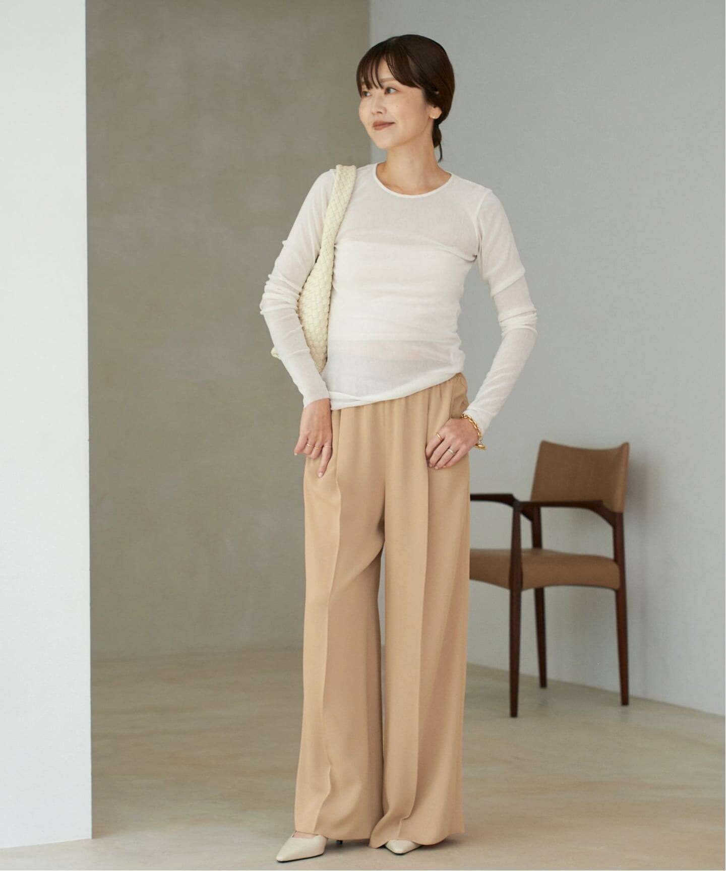 les Tendre easy care スラックス（スラックス）｜Plage（プラージュ