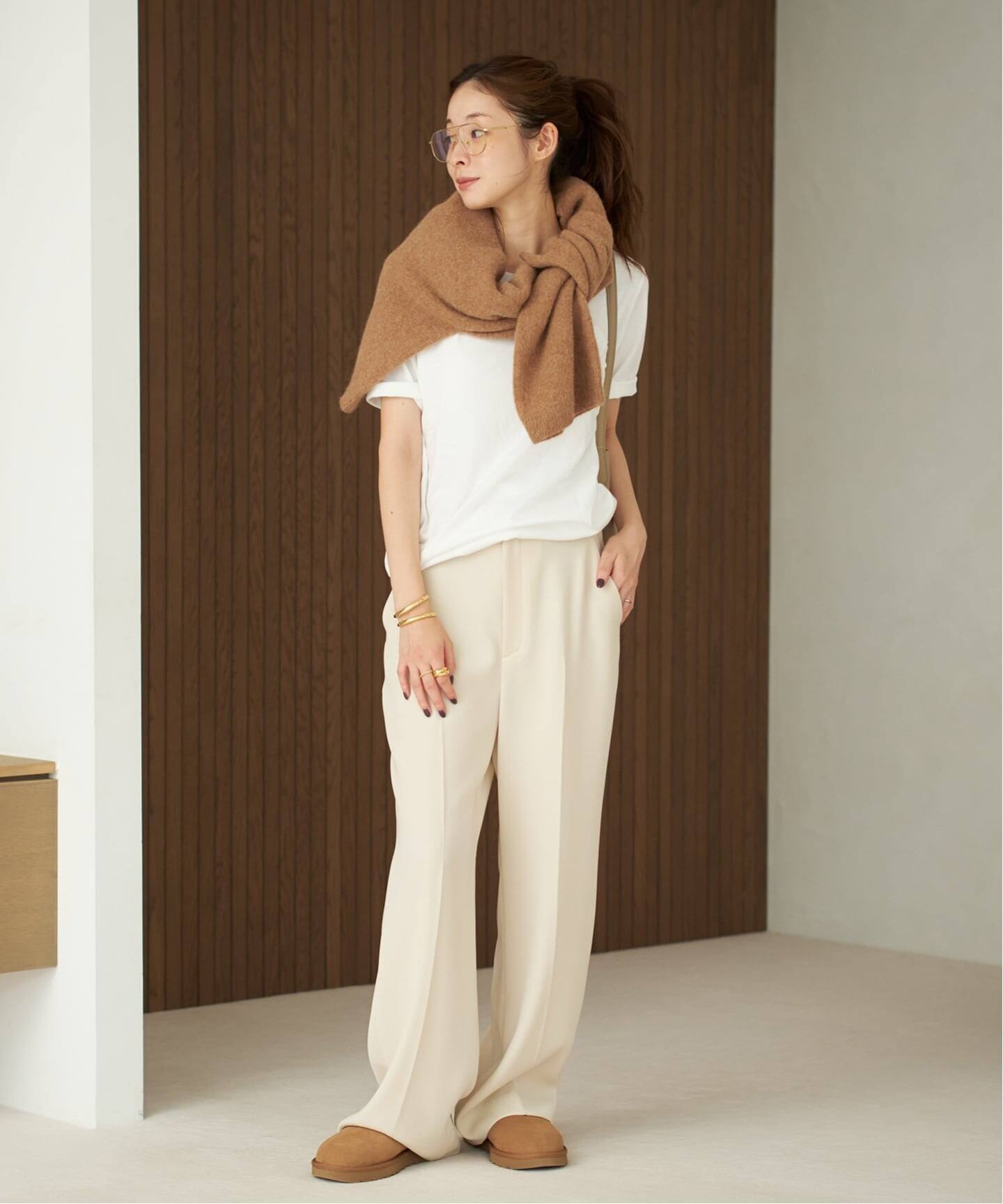 追加》washable straight パンツ 5（スラックス）｜Plage（プラージュ