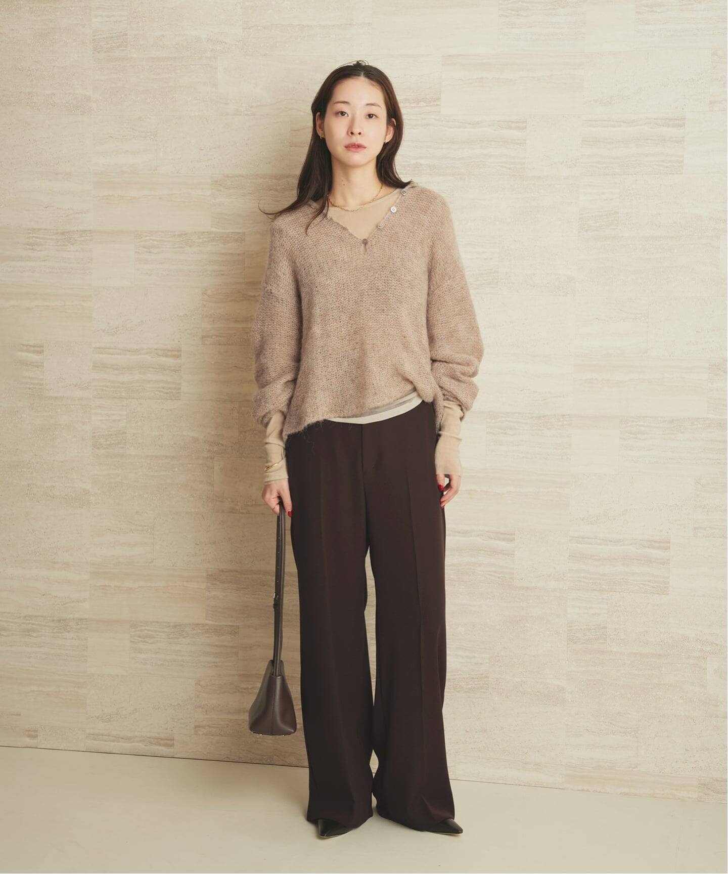 追加》washable straight パンツ 5（スラックス）｜Plage（プラージュ