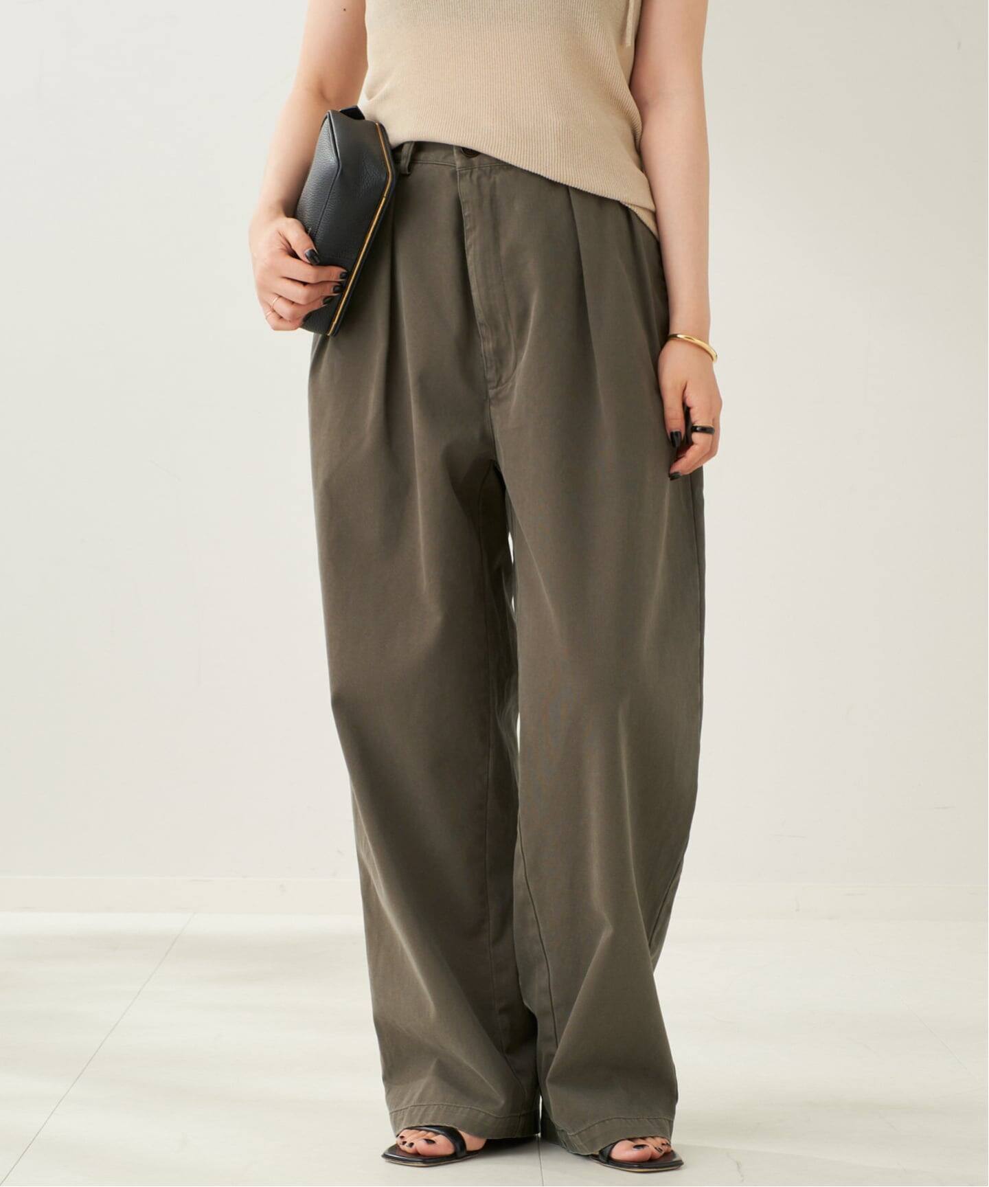 plage プラージュ　Chinos パンツ R'IAM タックチノパンツ（チノパンツ）｜Plage（プラージュ）の
