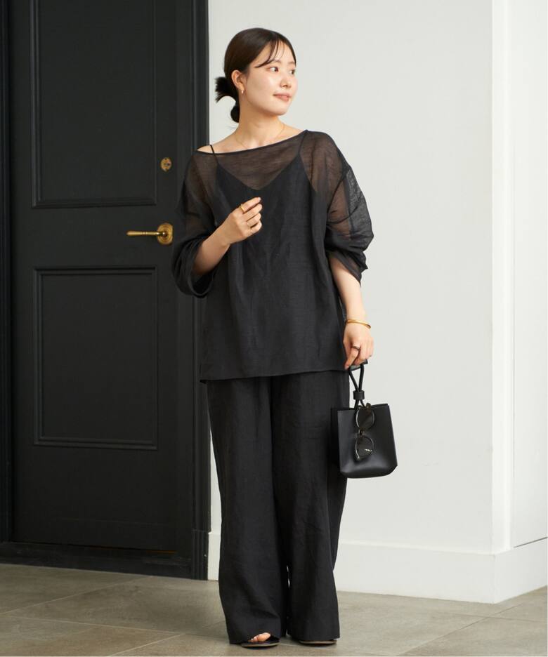 French LINEN EASY パンツ（その他パンツ）｜Plage（プラージュ）の 