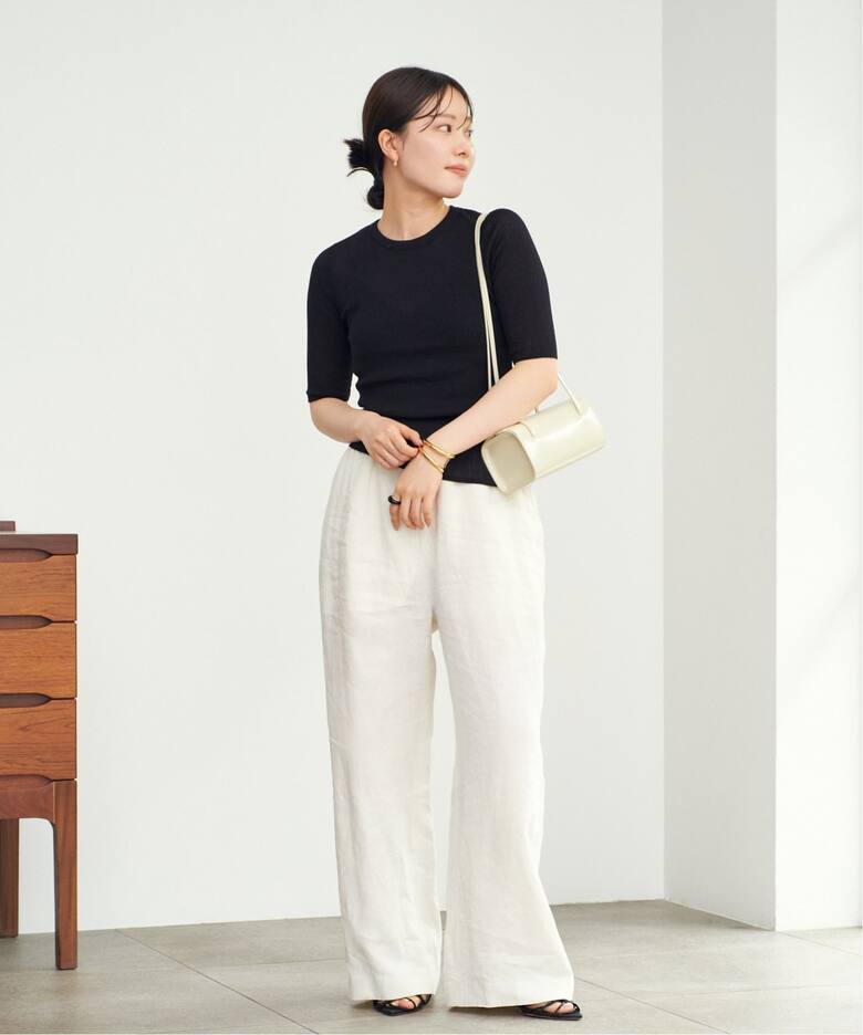 French LINEN EASY パンツ（その他パンツ）｜Plage（プラージュ）の 