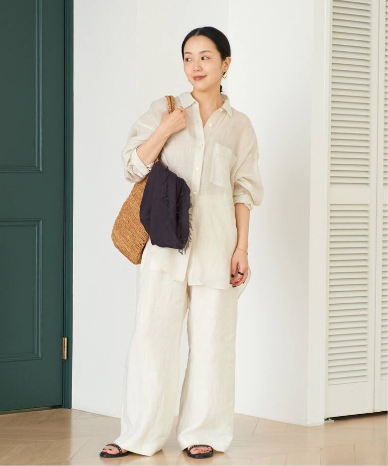 French LINEN EASY パンツ（その他パンツ）｜Plage（プラージュ）の 