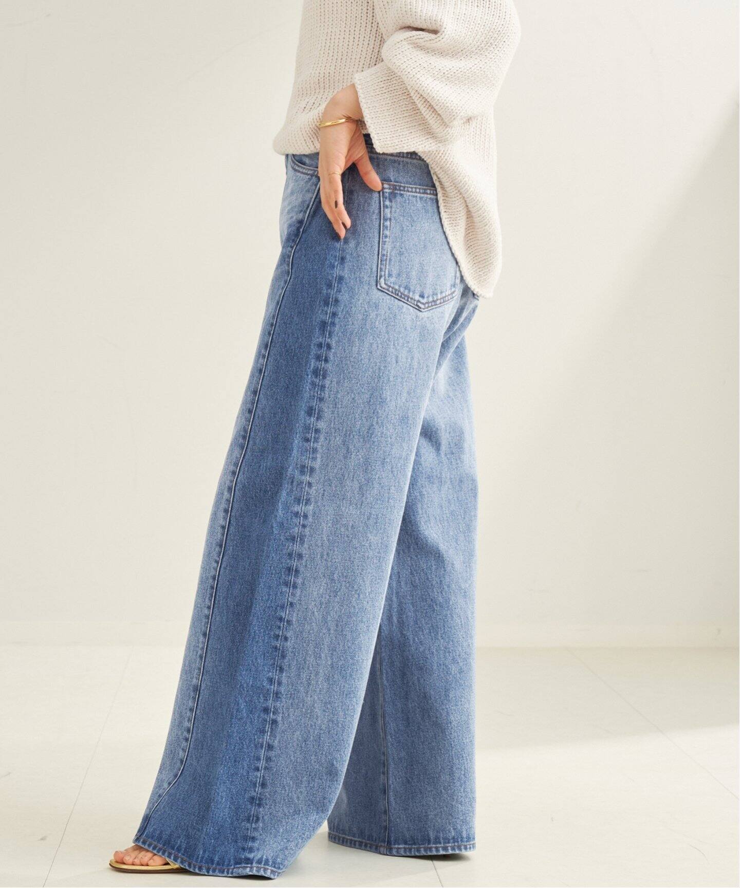 REMAKE WIDE DENIM パンツ（デニムパンツ・ジーンズ）｜Plage  