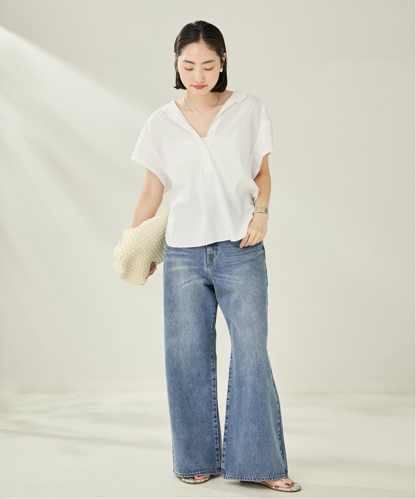 plage CINCH BACK DENIM パンツ 36 シンチバック デニム CINCH BACK DENIM パンツ（デニムパンツ・ジーンズ）｜Plage