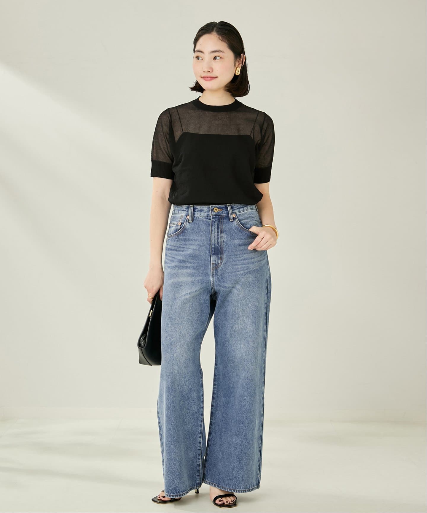 plage ハイライズデニム plage（プラージュ）の「High Rise デニム（デニムパンツ）」 - WEAR