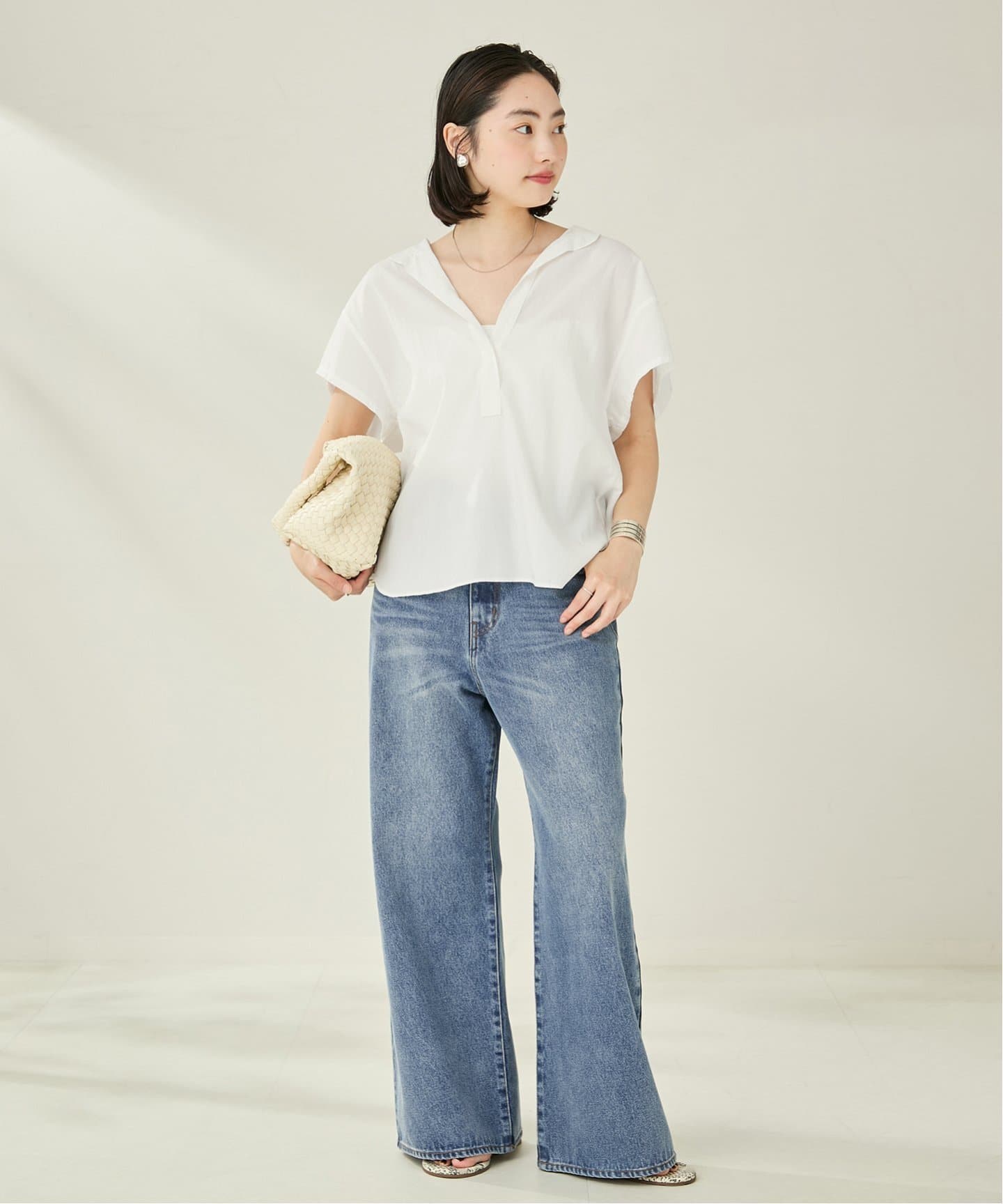 CINCH BACK DENIM パンツ（デニムパンツ・ジーンズ）｜Plage