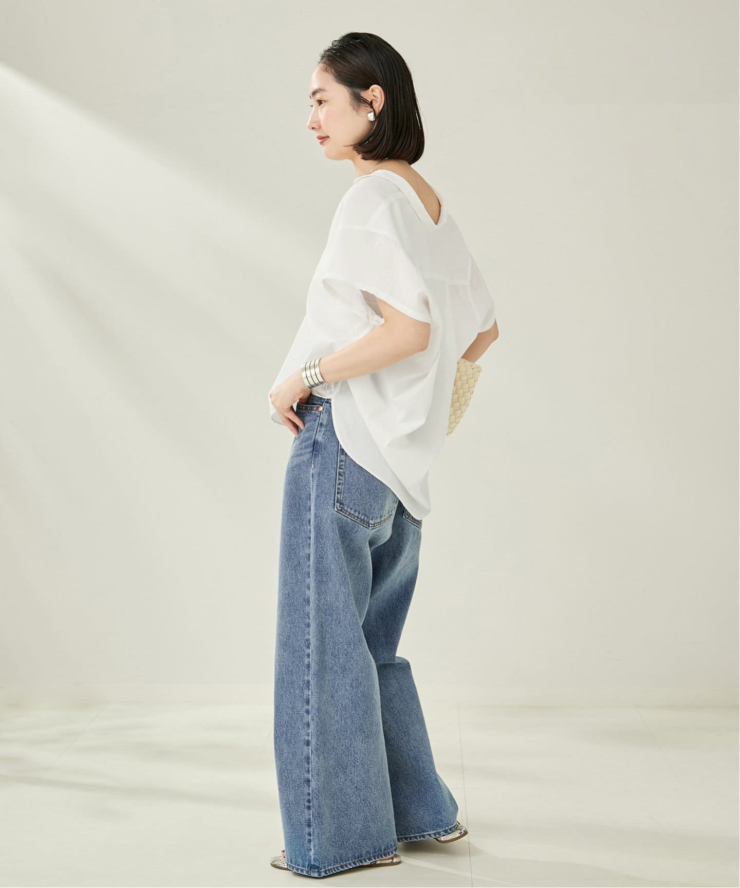 CINCH BACK DENIM パンツ（デニムパンツ・ジーンズ）｜Plage