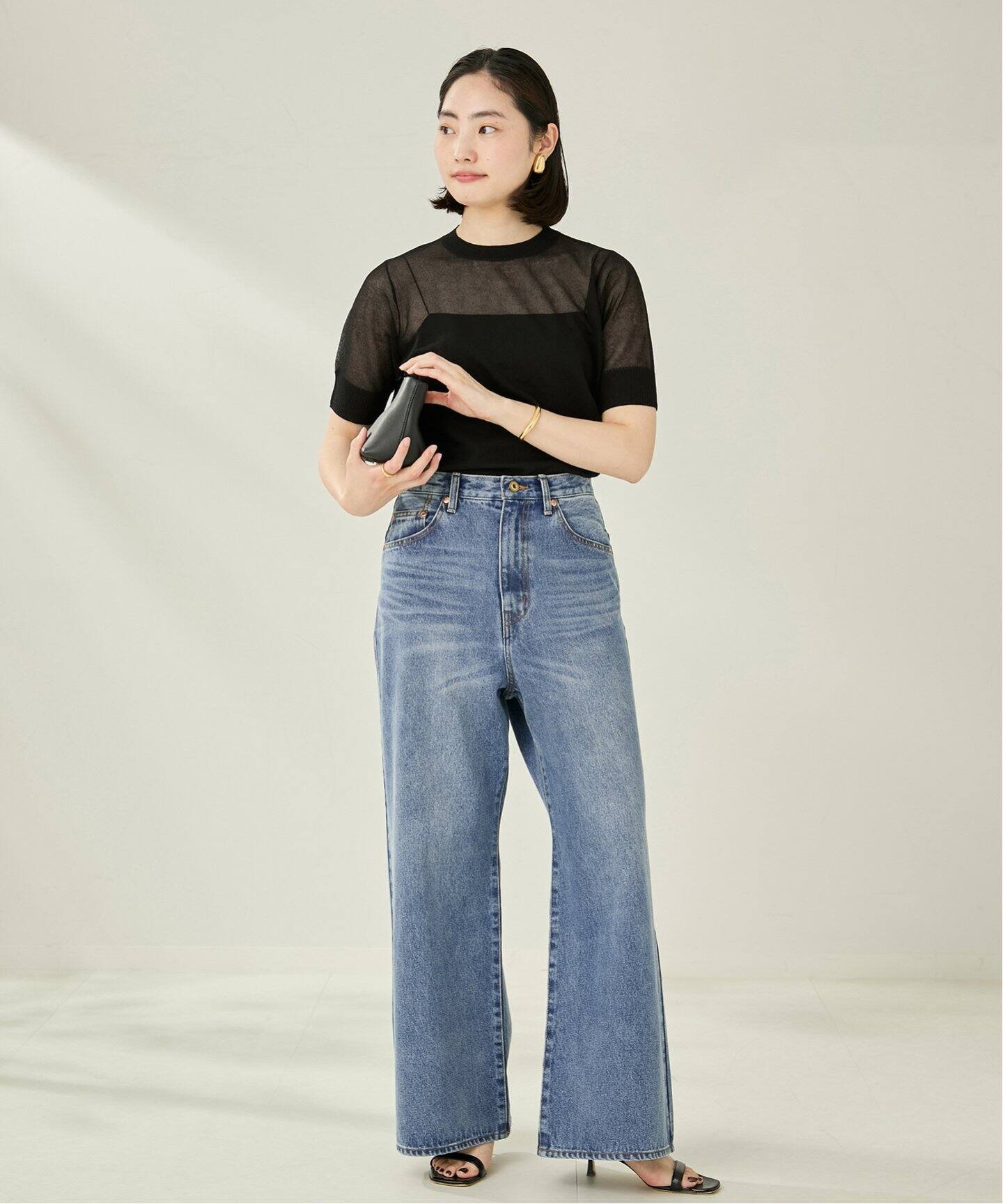 CINCH BACK DENIM パンツ（デニムパンツ・ジーンズ）｜Plage