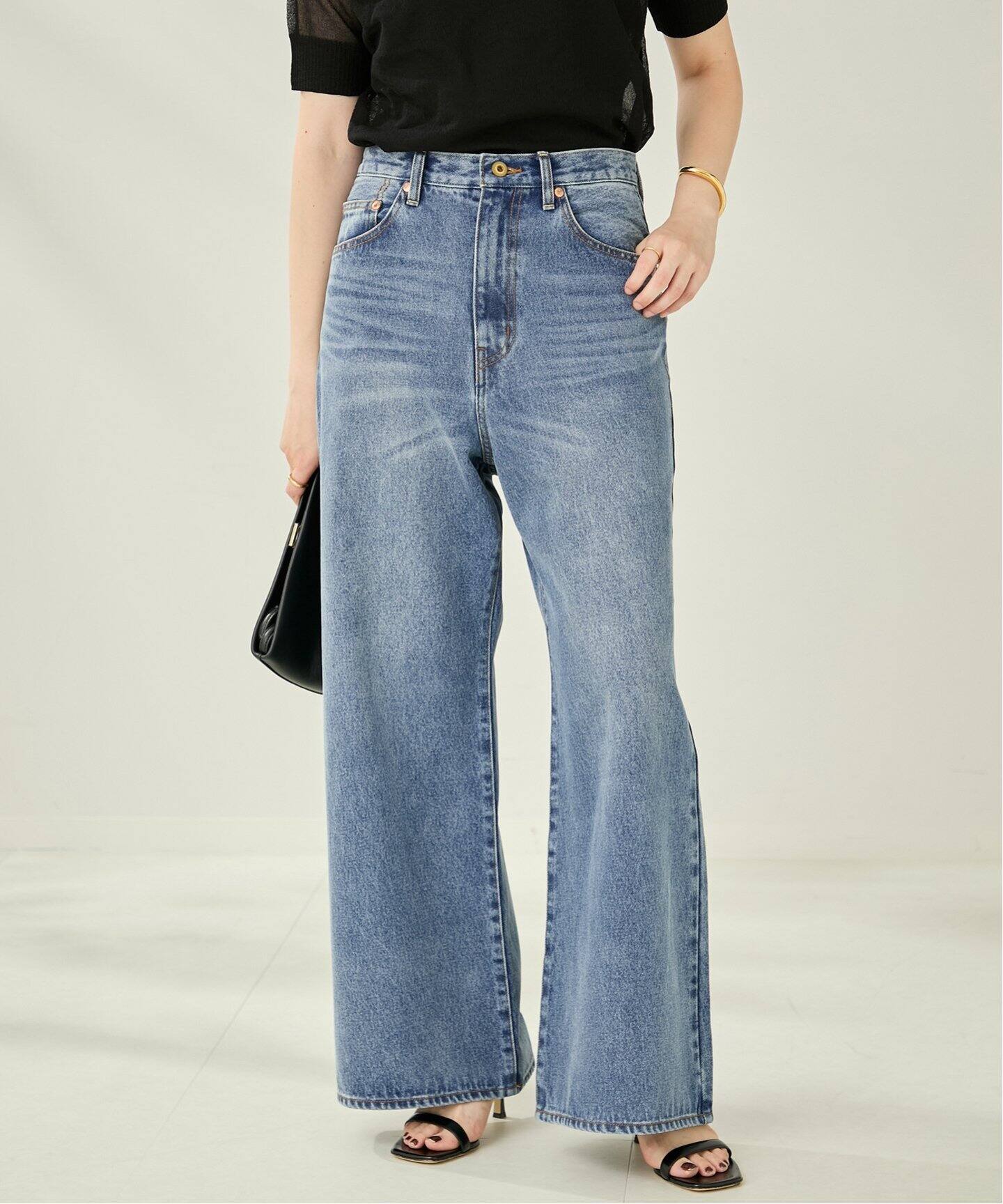 plage CINCH BACK DENIM パンツ 36 シンチバック デニム CINCH BACK DENIM パンツ（デニムパンツ・ジーンズ）｜Plage