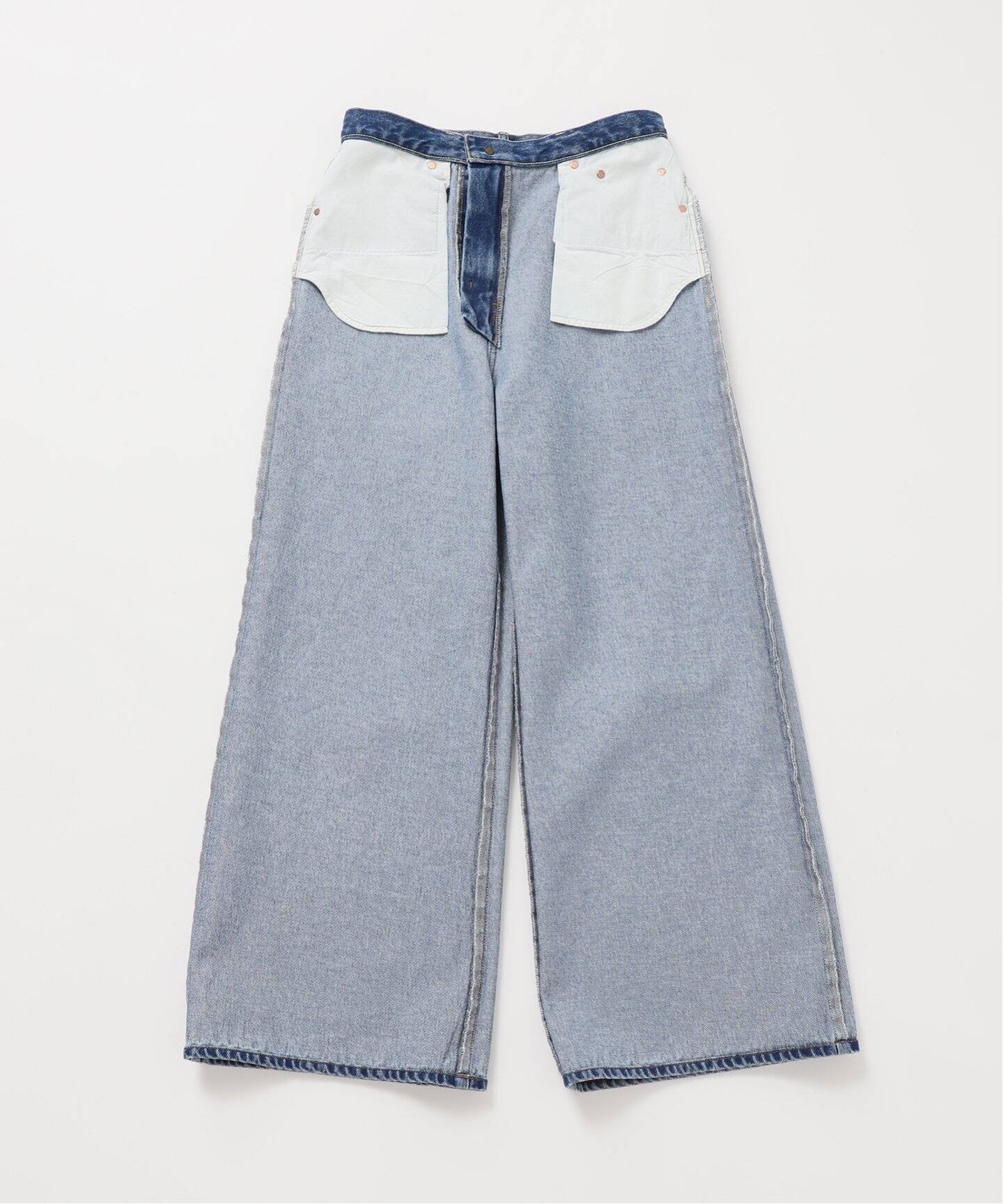 【24時間以内発送】Plage CINCN BACK DENIMパンツ36サイズ CINCH BACK DENIM パンツ（デニムパンツ・ジーンズ）｜Plage