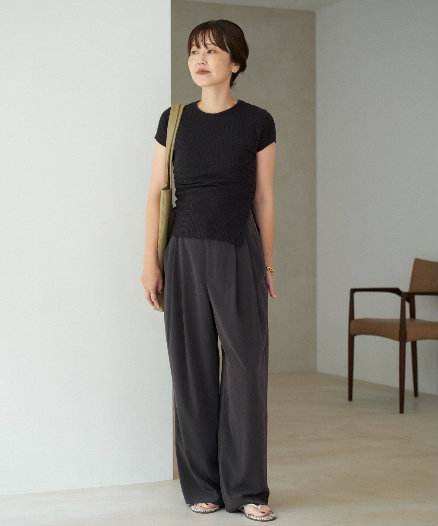 FLUID TUCK TROUSERS パンツ（スラックス）｜Plage（プラージュ）の 