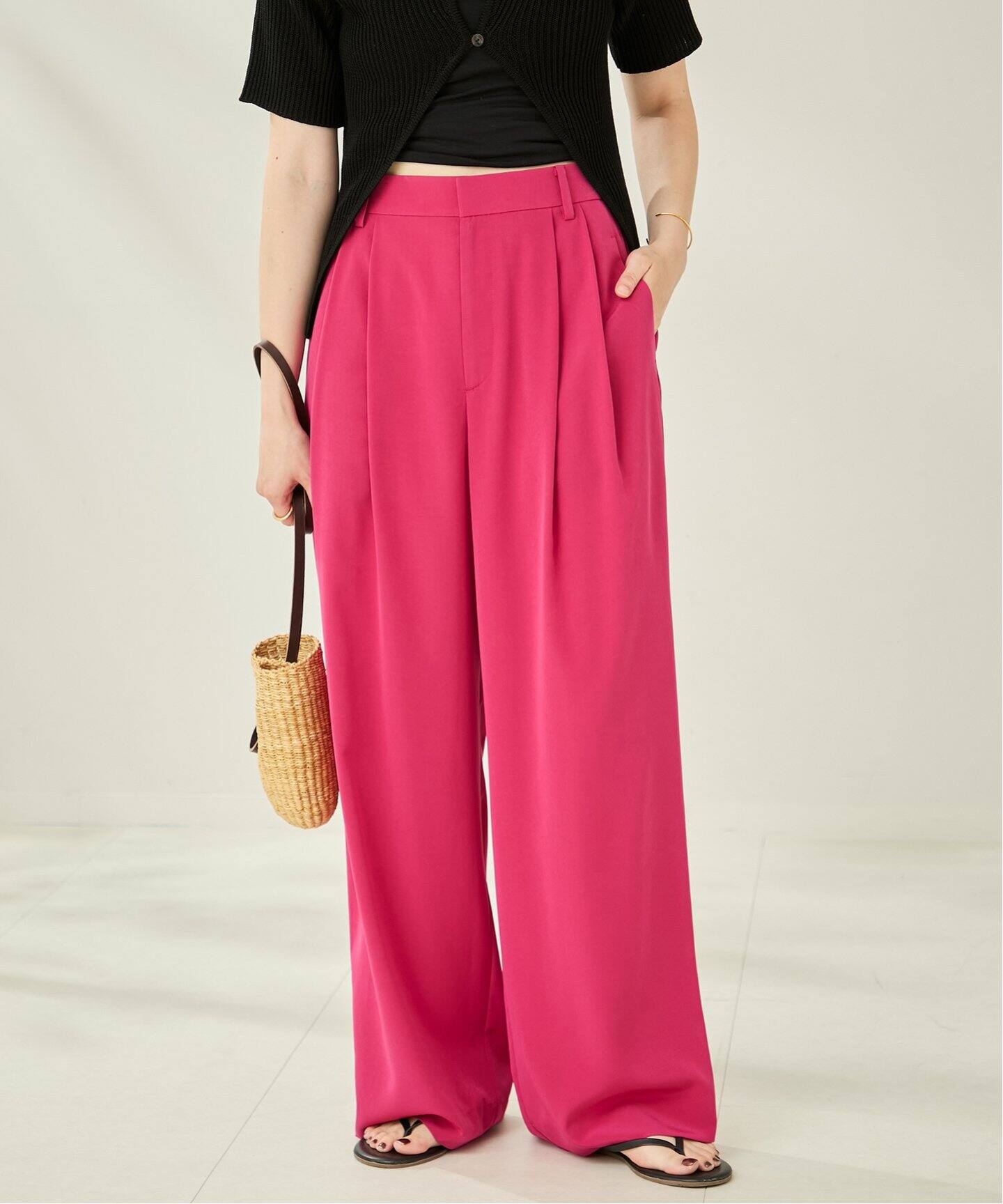 FLUID TUCK TROUSERS パンツ（スラックス）｜Plage（プラージュ
