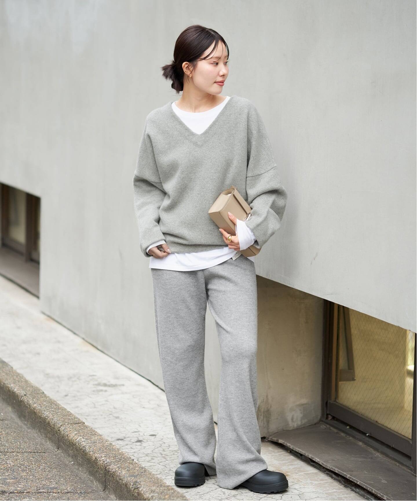 Plage / ボトム/ウール/グレー WOOL KNIT パンツ（その他パンツ）｜Plage（プラージュ）の通販