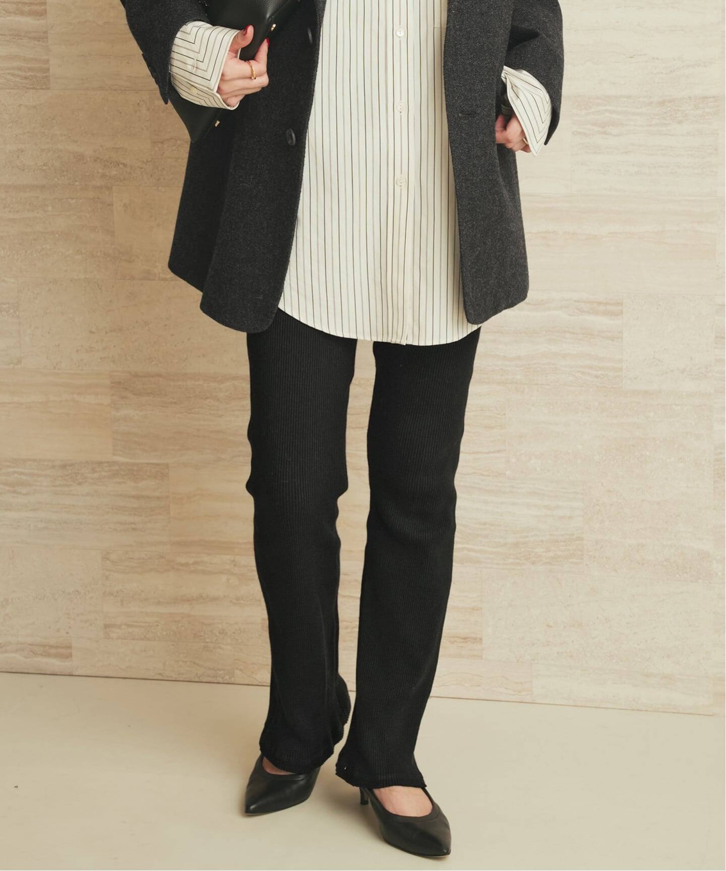 Plage別注 CALUX キャラクス ジップ プルオーバー (ブラック) plage（プラージュ）の「《予約》【CALUX/キャラクス】別注 ZIPプル