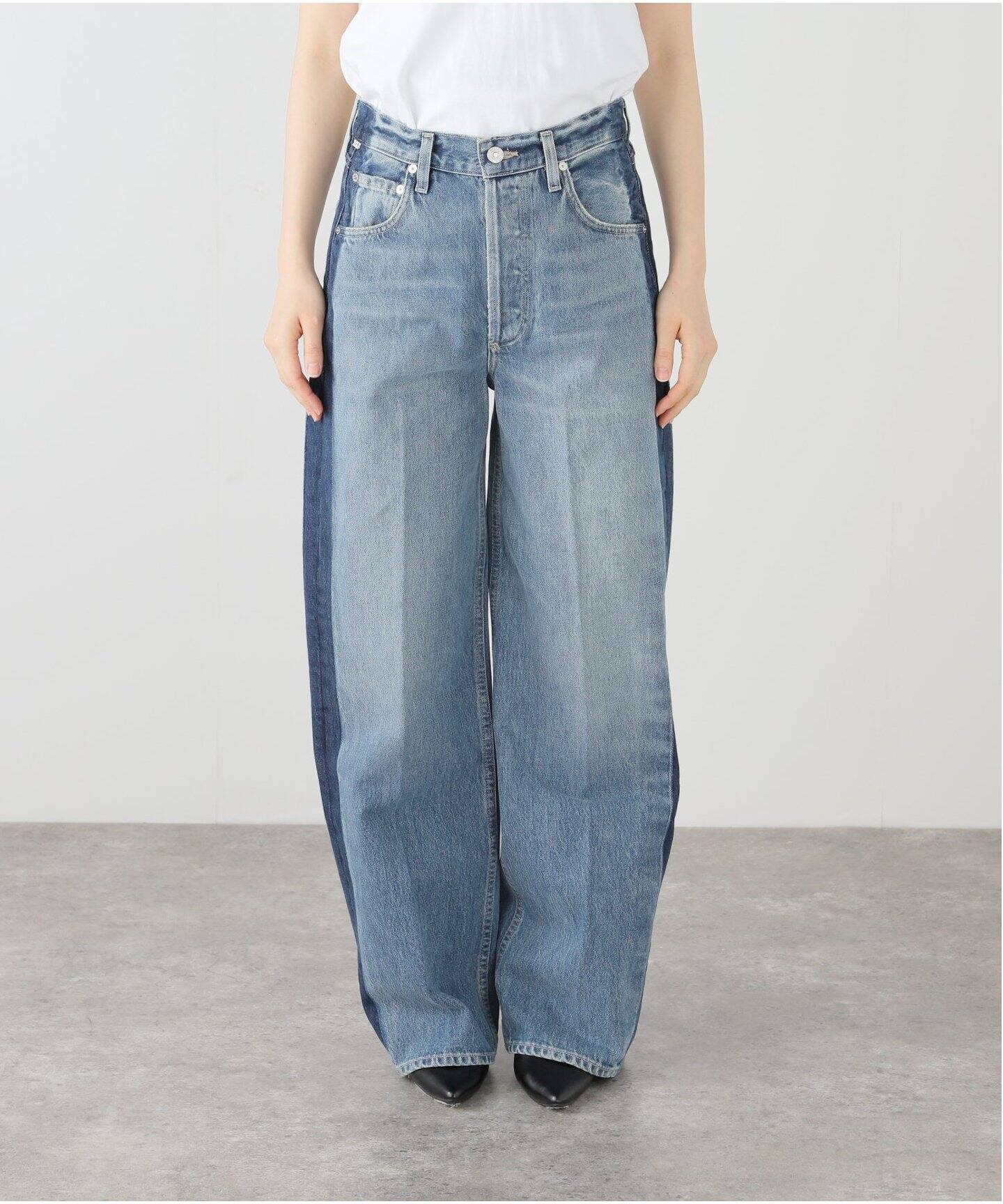 Citizens of humanity AYLA BAGGY デニム(ブルー)（デニムパンツ