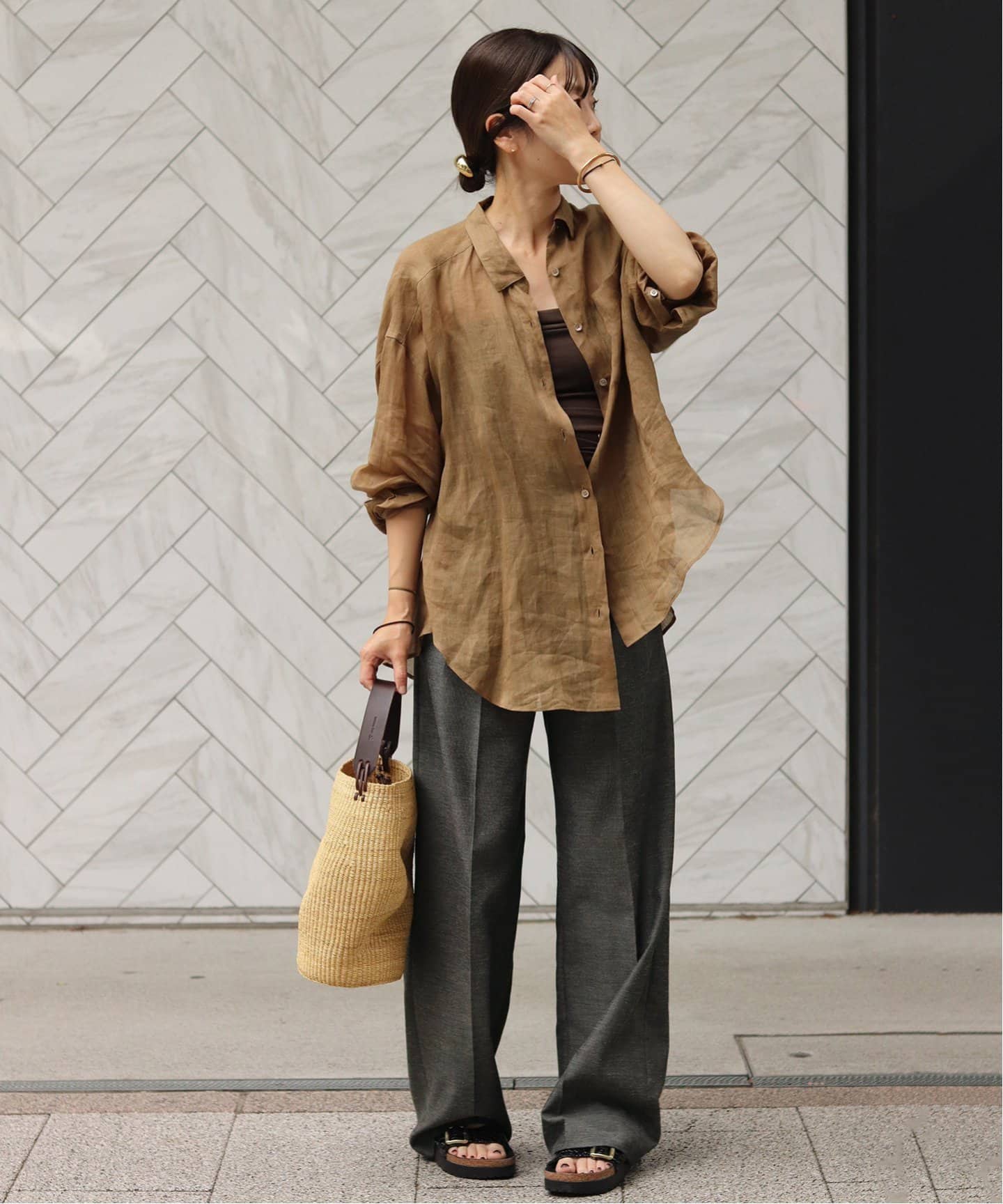 NEPLA. / ネプラ SIDE W/BELT SLACKS パンツ（スラックス