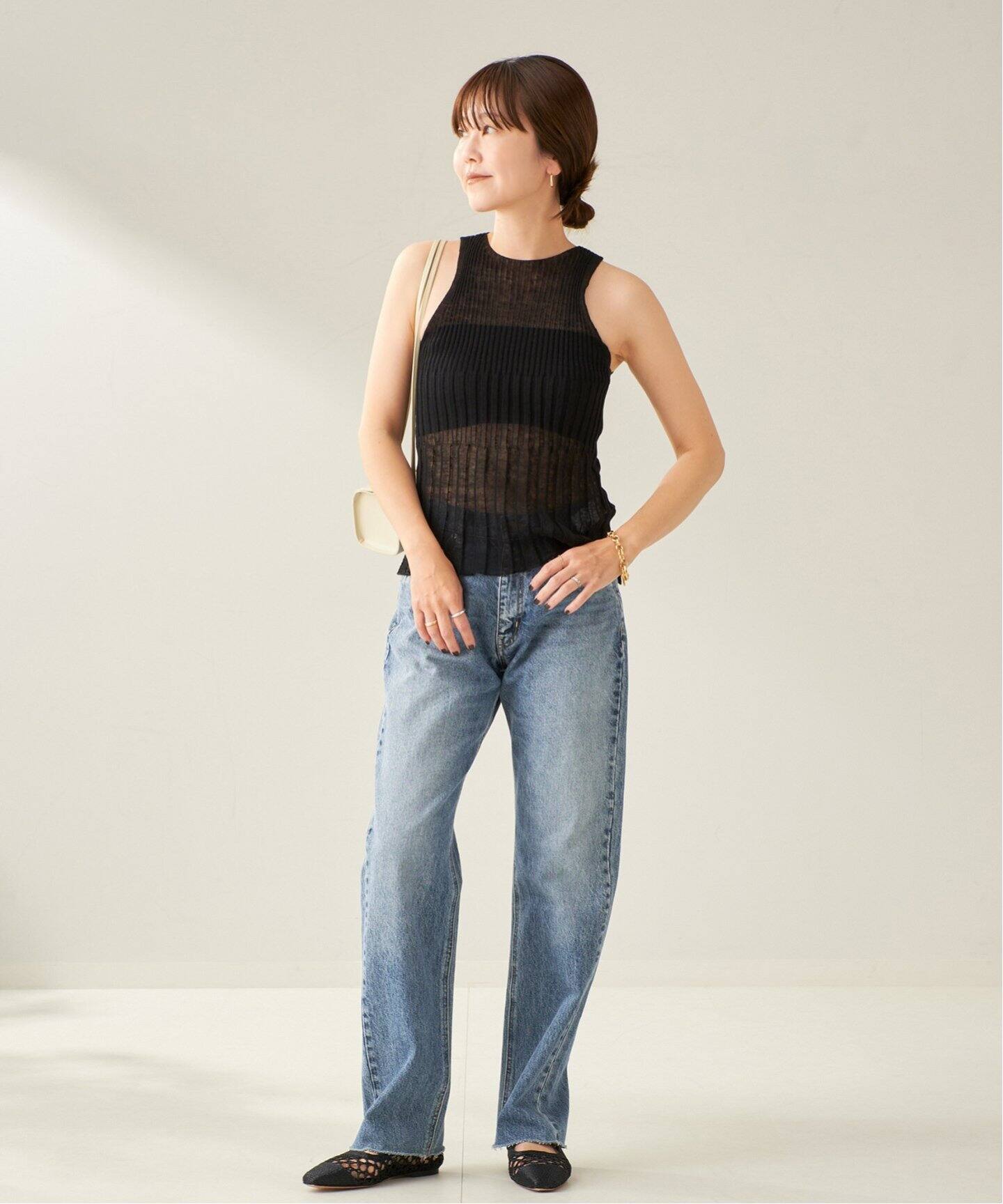 Plage 【NEPLA./ネプラ】 SLIT STRAIT デニム24 Plage 【NEPLA./ネプラ】 SLIT STRAIT デニム24 パンツ