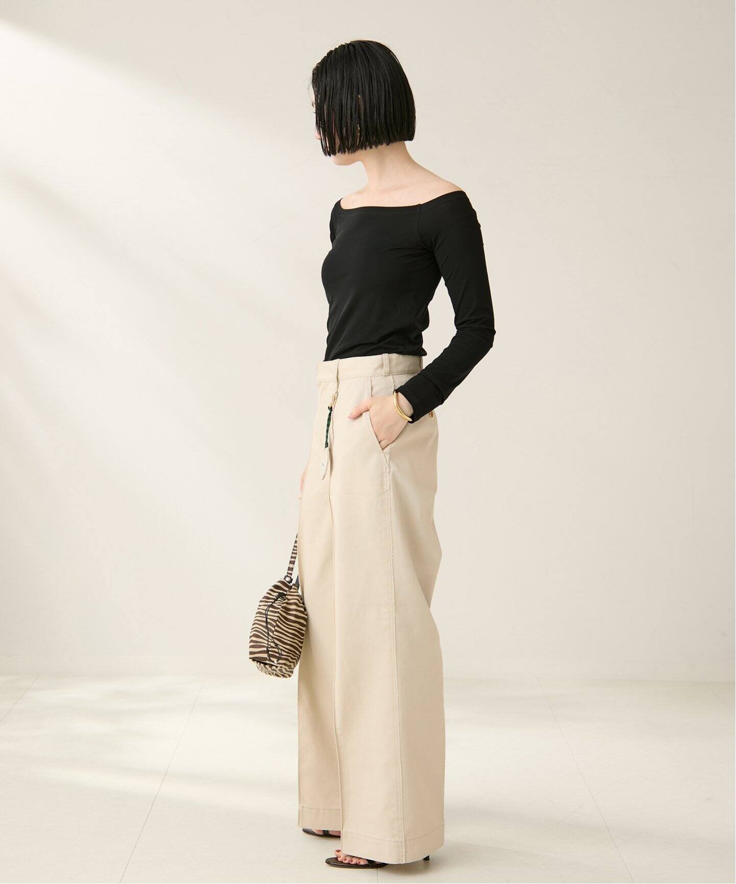 JANE SMITH x DICKIES x Plage ベージュ　34サイズ JANE SMITH X PLAGE X DICKIES 別注 パンツ（その他パンツ