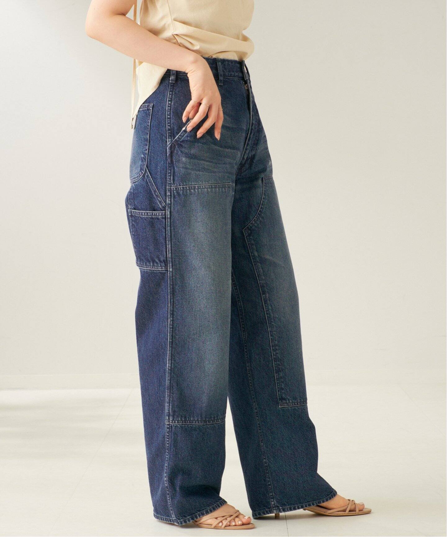 JANE SMITH / ジェーンスミス 11.5oz DOUBLE KNEE デニム（デニム  