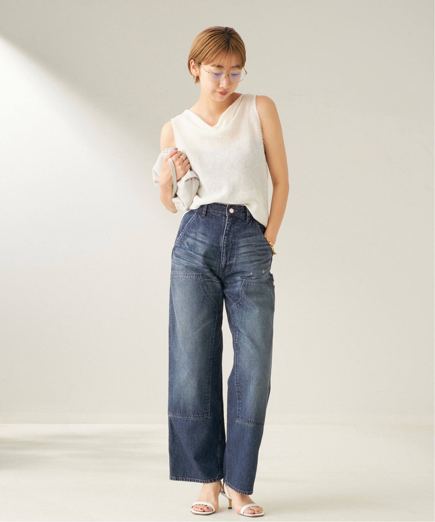 JANE SMITH / ジェーンスミス 11.5oz DOUBLE KNEE デニム（デニム  