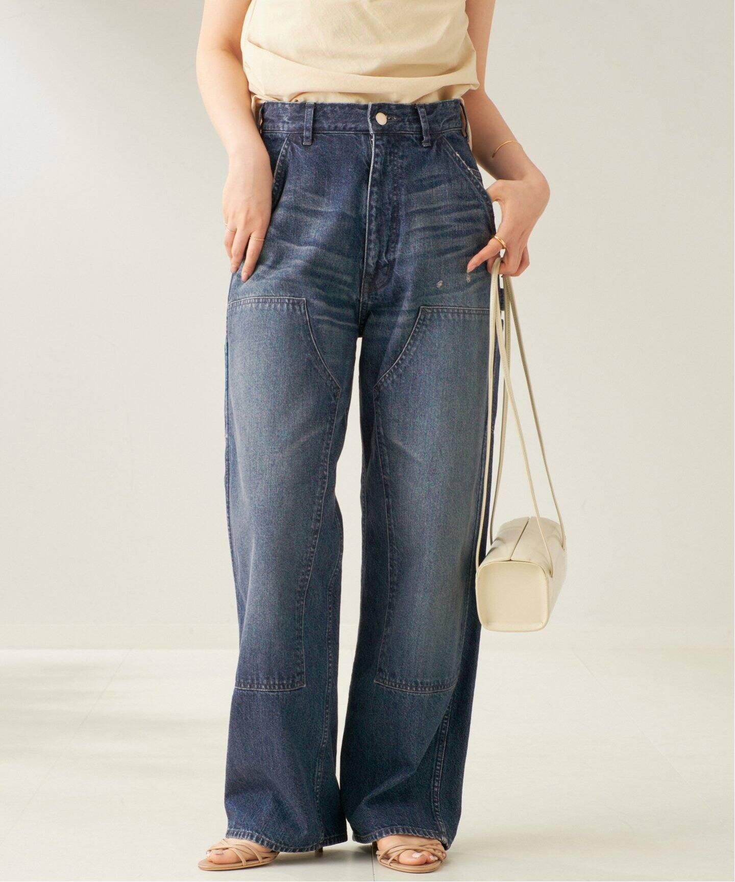 JANE SMITH / ジェーンスミス 11.5oz DOUBLE KNEE デニム（デニム  