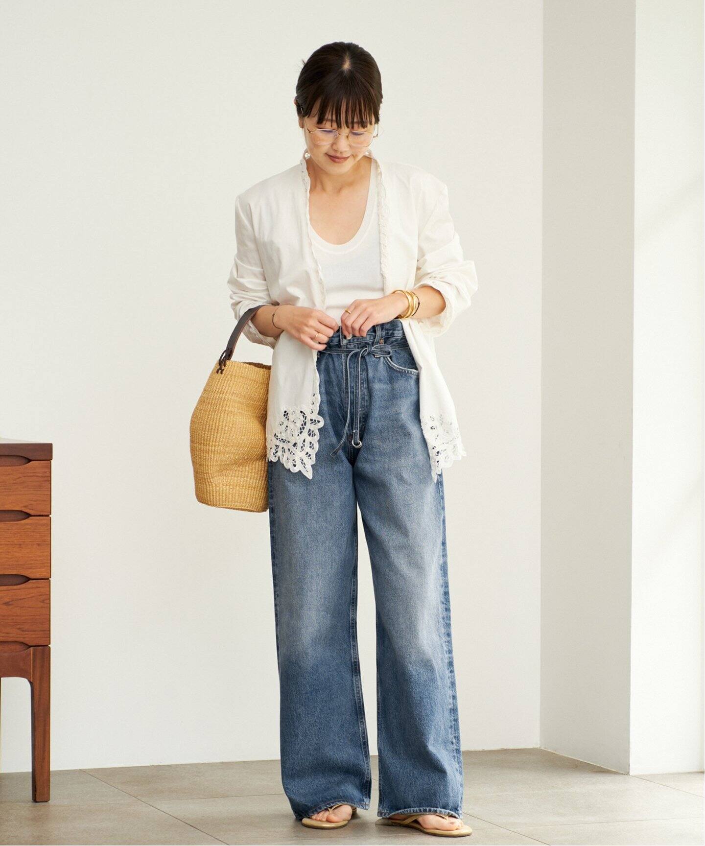 新品AGOLDE エーゴールドイーEMMI JEAN IN INTUITION AGOLDE / エーゴールドイー EMMI JEAN IN INTUITION デニム