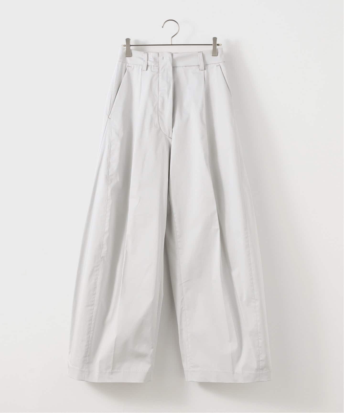 プラージュ　スウェットワイドストレートパンツ白　36 MASONPRINCE スウェットパンツ ジャージ ルーズフィット 汚れ